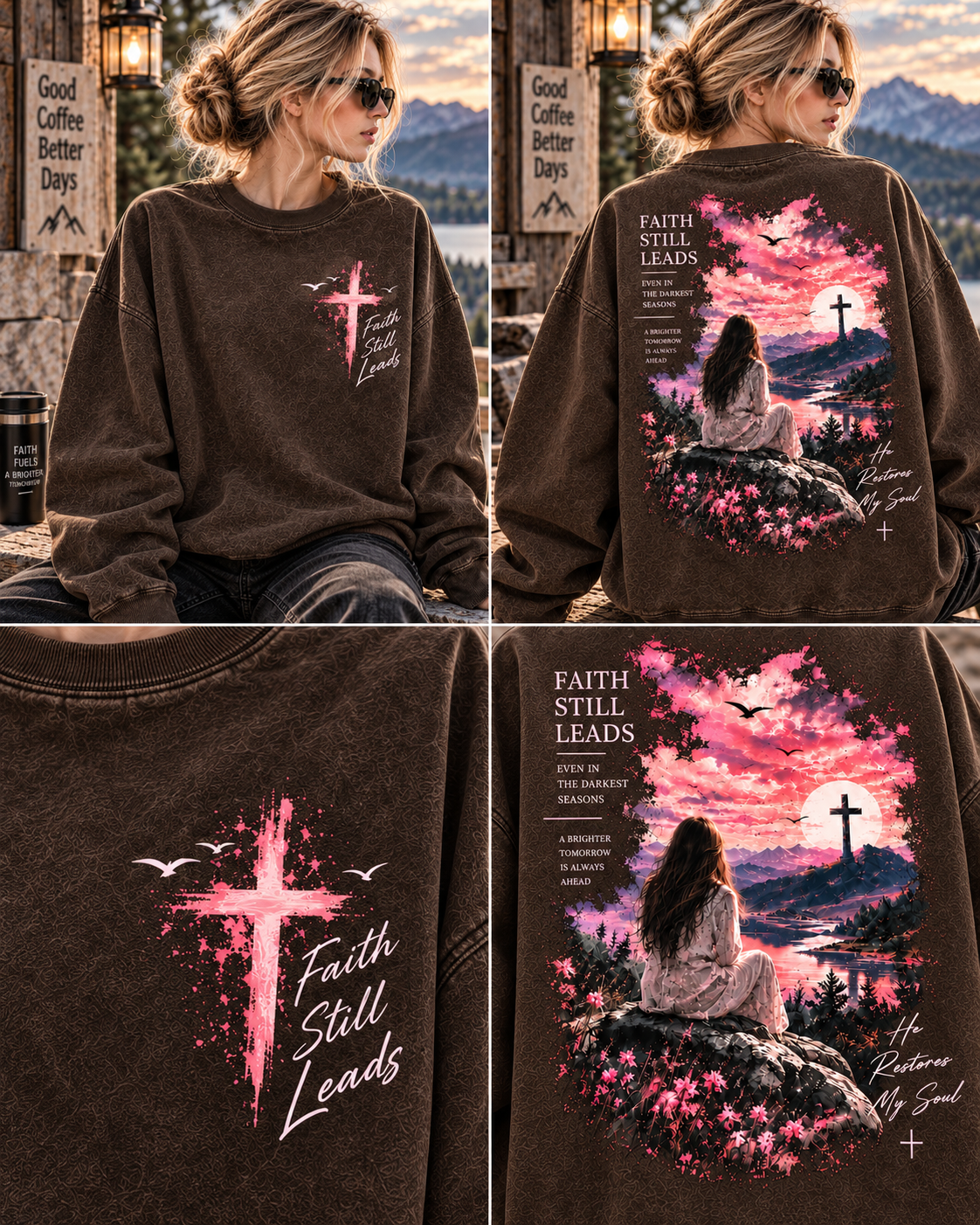 Faith Still Leads – Vintage Faith Sweatshirt