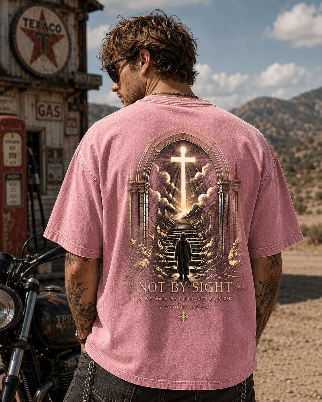 Not By Sight Vintage Faith Tee