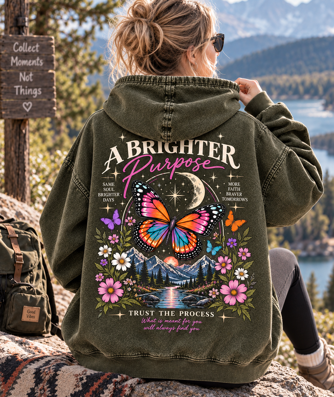 A Brighter Purpose – Vintage Wash Hoodie