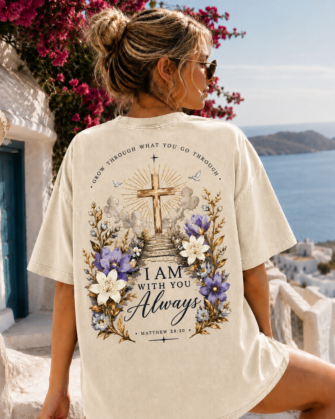 Faith Over Fear – Vintage Christian Graphic Tee