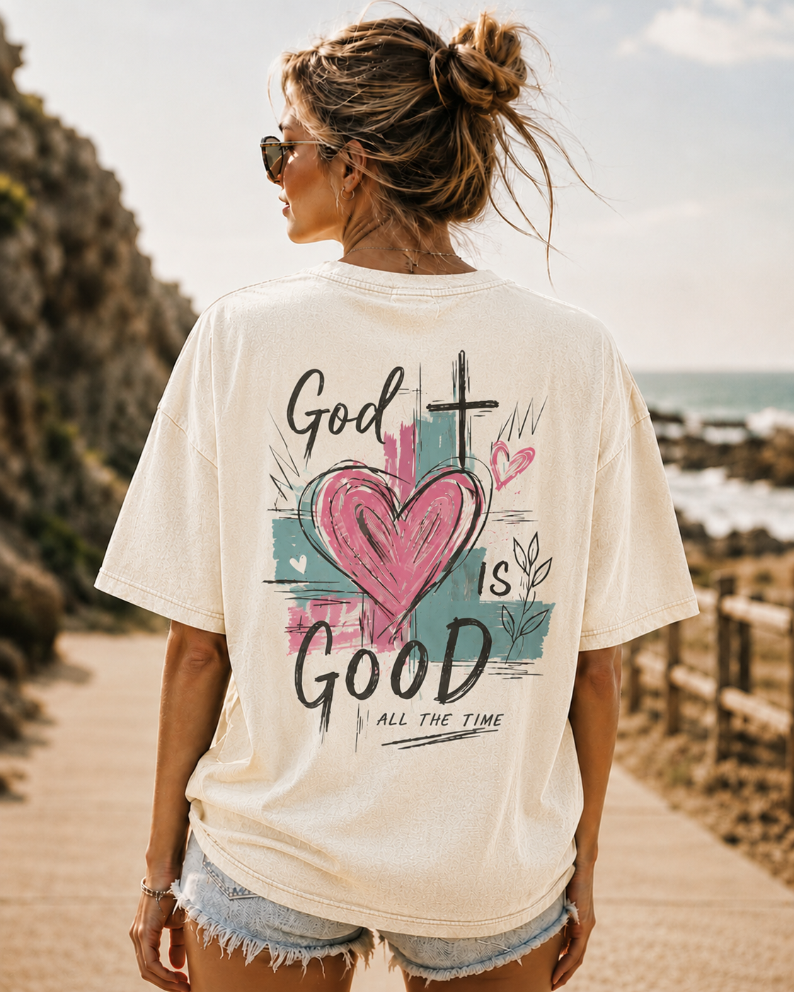 God Is Good Vintage Graphic Tee