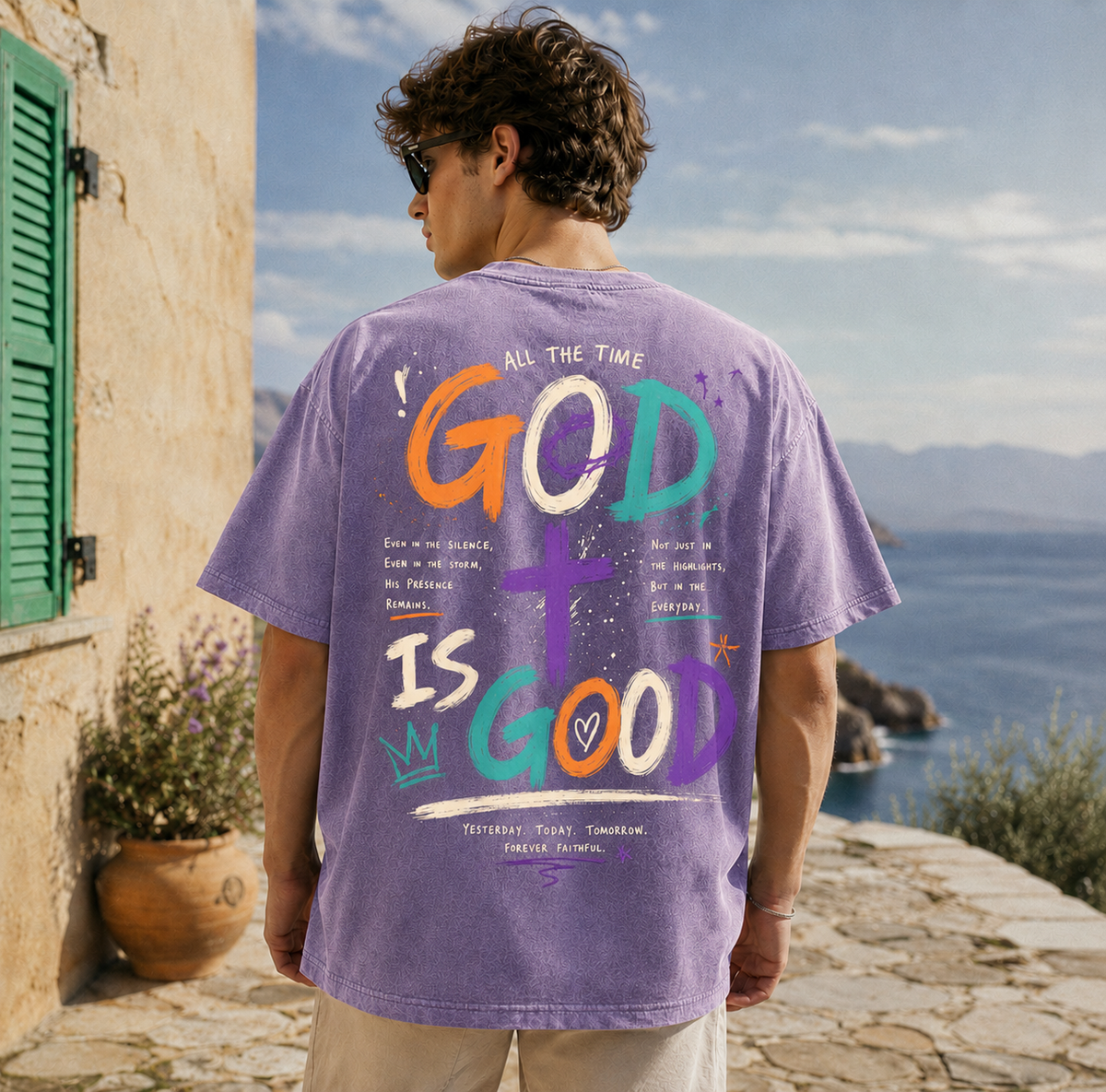 God Is Good Vintage Graphic Tee