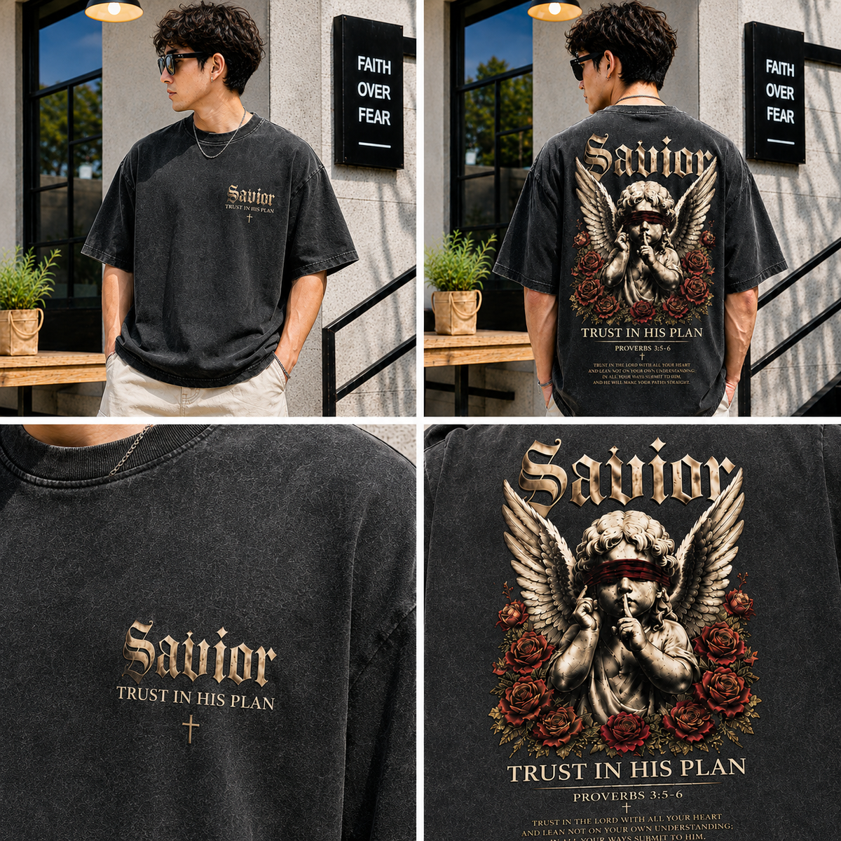 Savior – Vintage Olive Tee