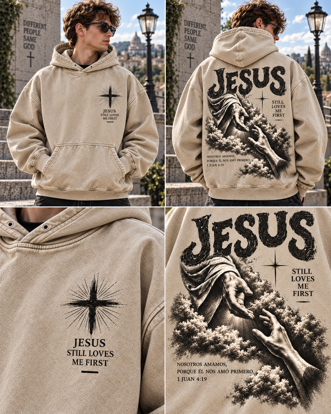 Jesus Still Loves Me First – Vintage Faith Hoodie