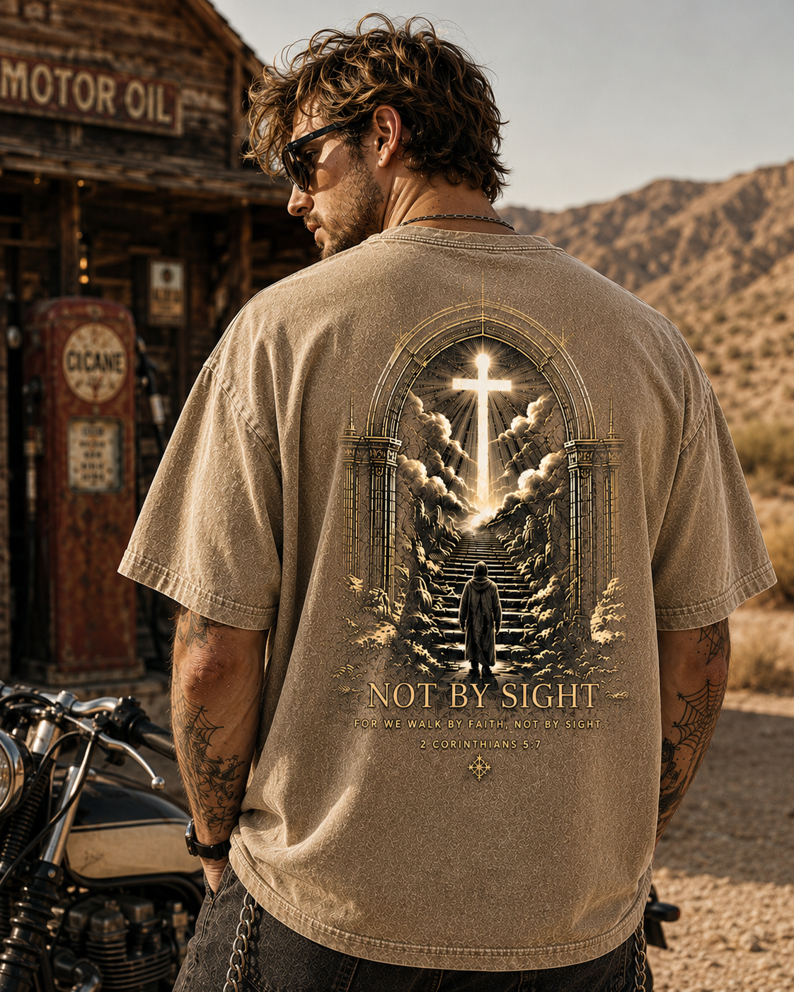 Not By Sight Vintage Faith Tee