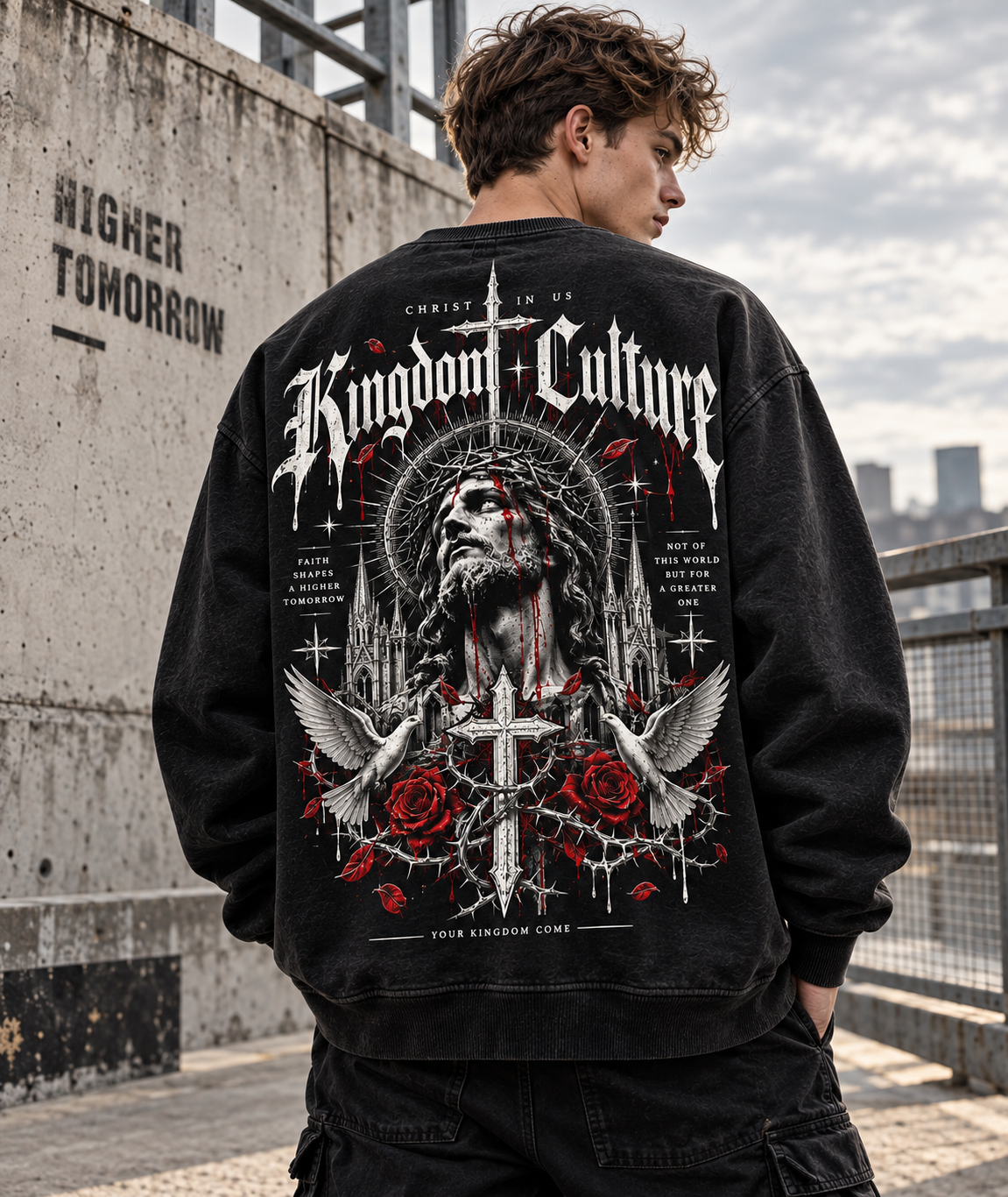 Kingdom Culture Vintage Washed Sweatshirt