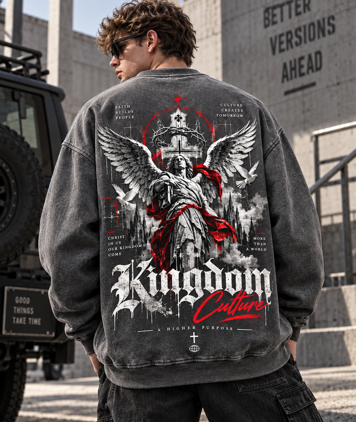Kingdom Culture Vintage Wash Sweatshirt
