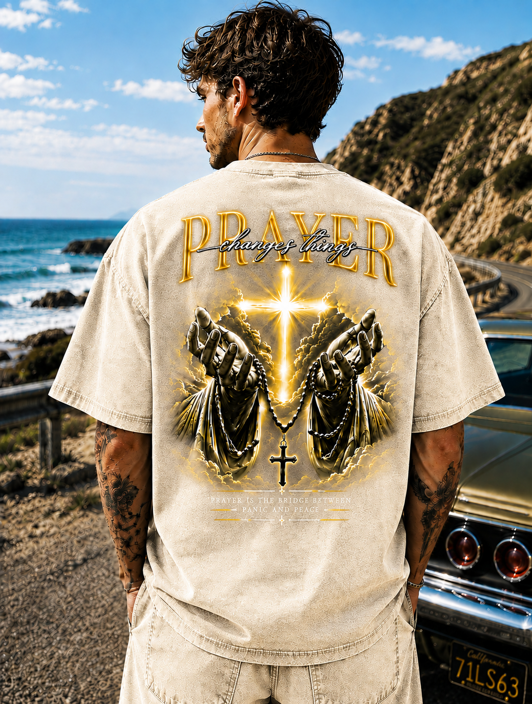 Prayer Changes Things — Vintage Washed Tee