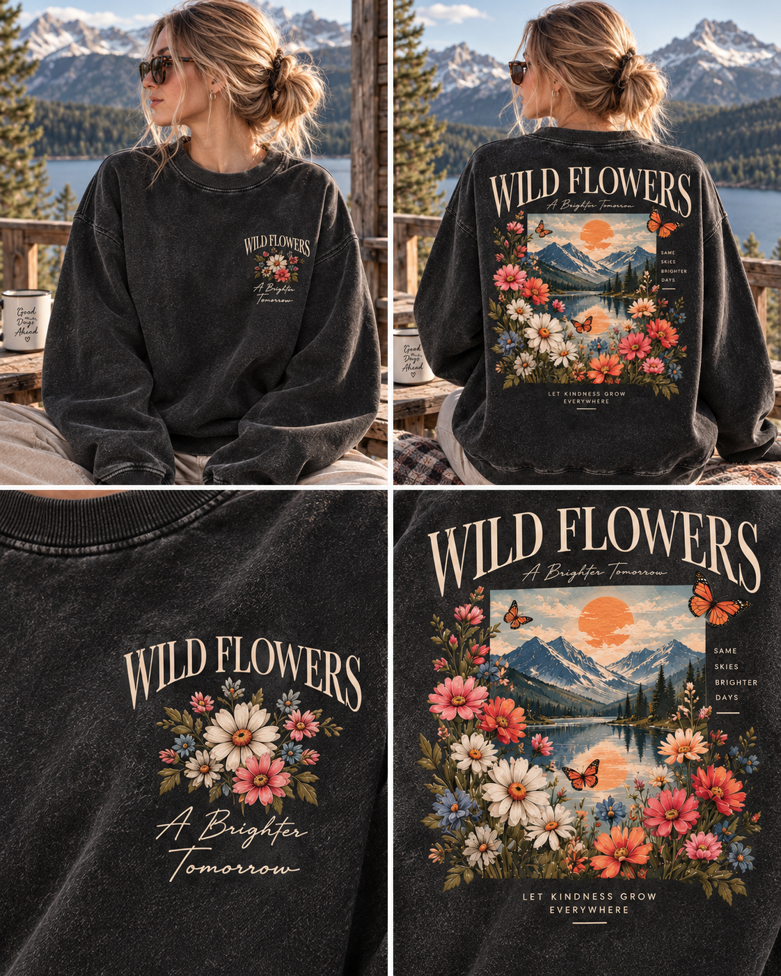 Wild Flowers – A Brighter Tomorrow Sweatshirt