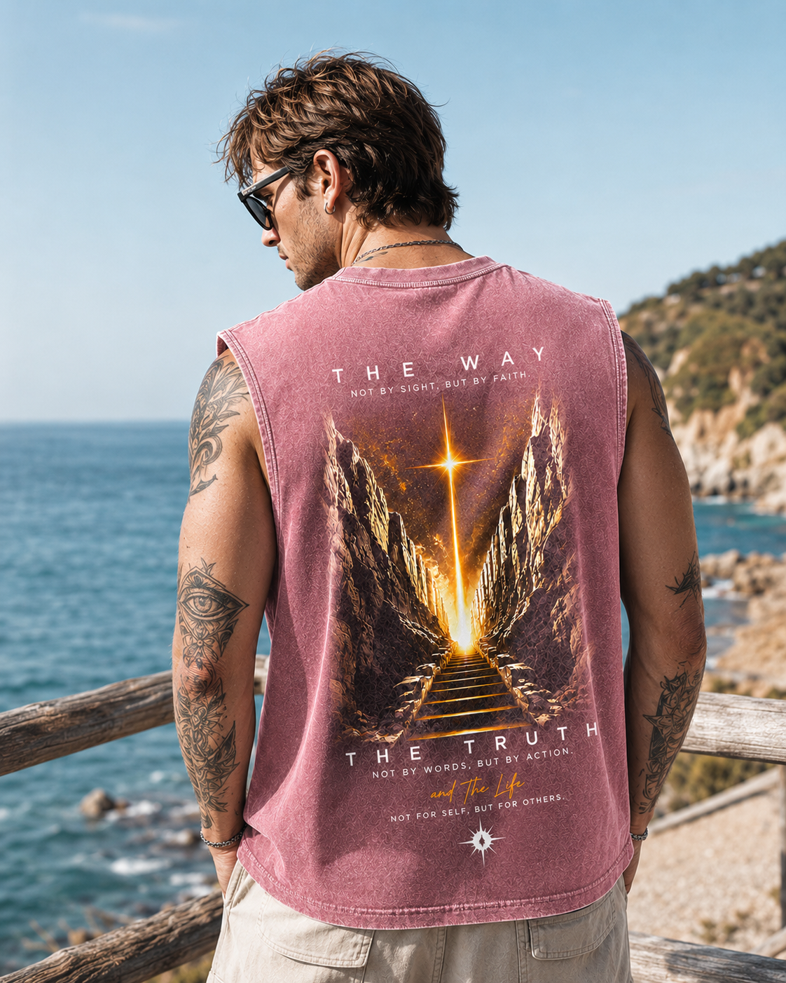 Faith Over Sight Washed Tank