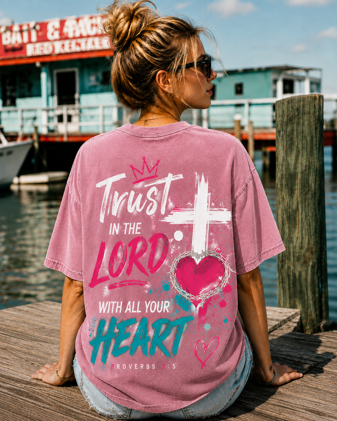 Trust In The Lord Graphic Tee – Vintage Christian Streetwear