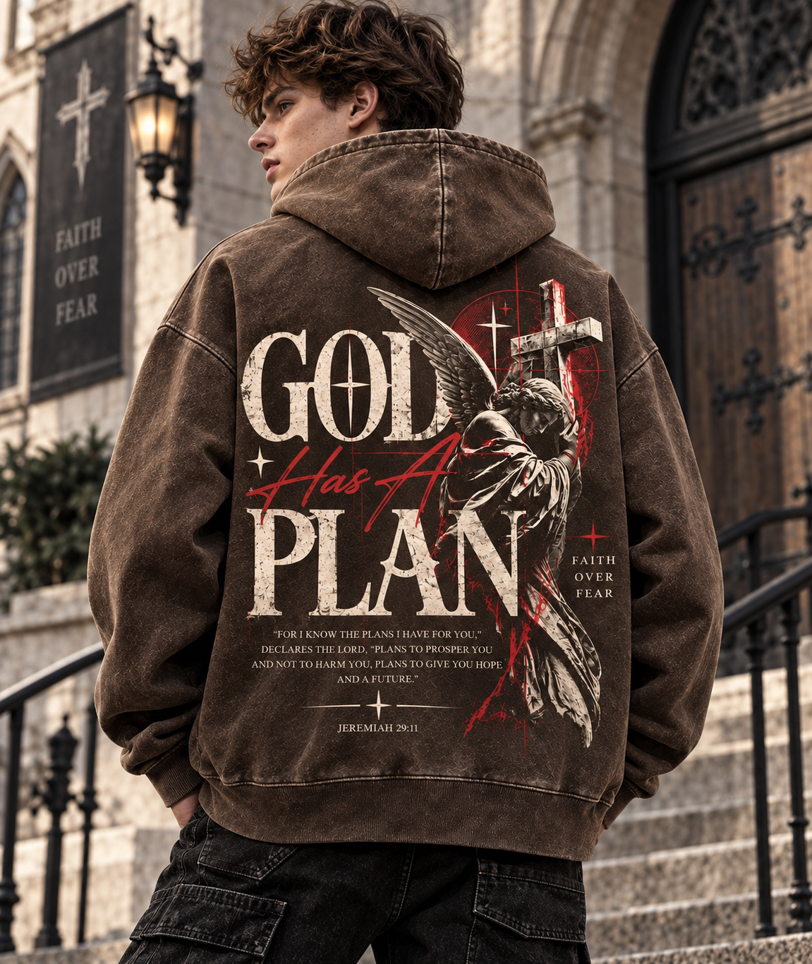 GOD Has A Plan – Faith Over Fear Hoodie