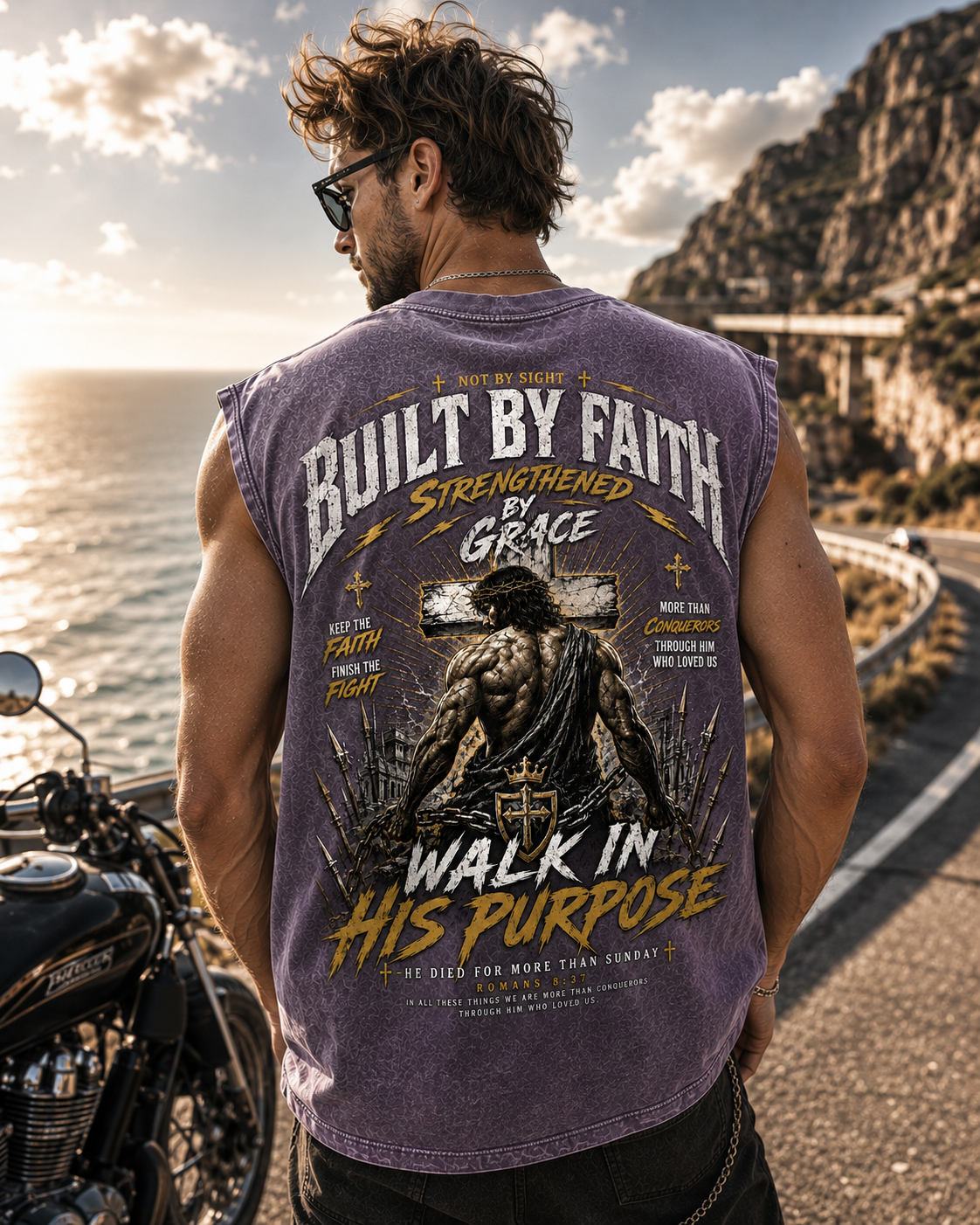 Built by Faith Washed Tank Top