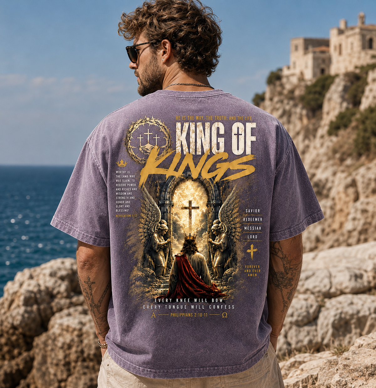King of Kings Vintage Christian Tee