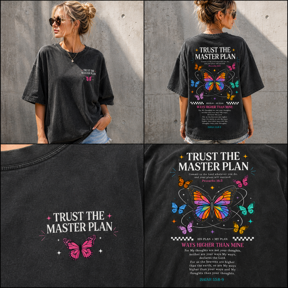 Trust The Master Plan – Vintage Butterfly Tee