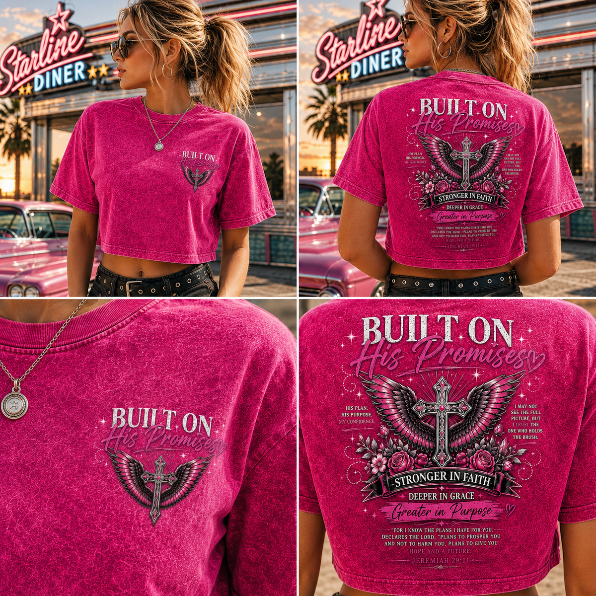 Built on His Promises – Faith Crop Top