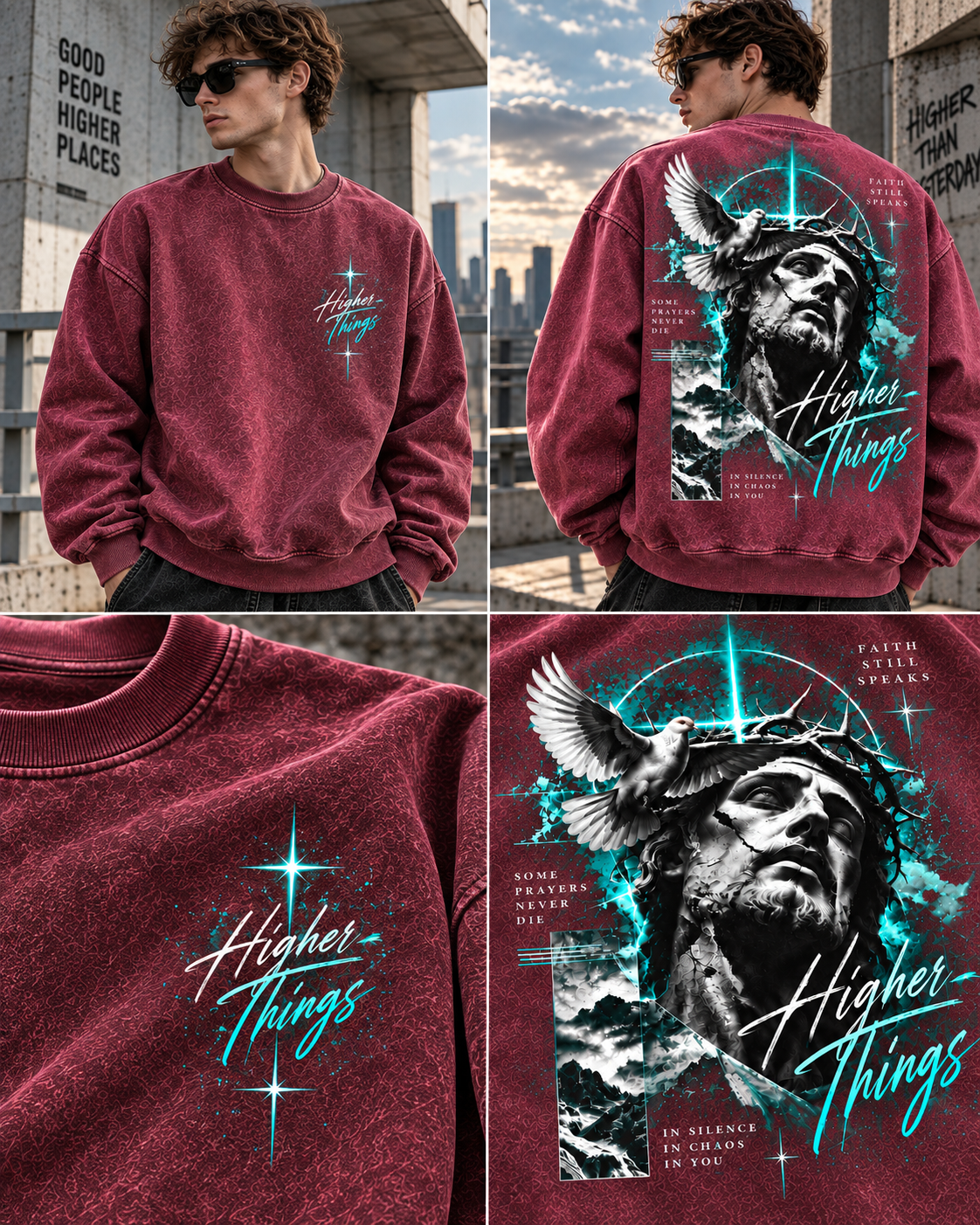 Higher Things Vintage Graphic Sweatshirt