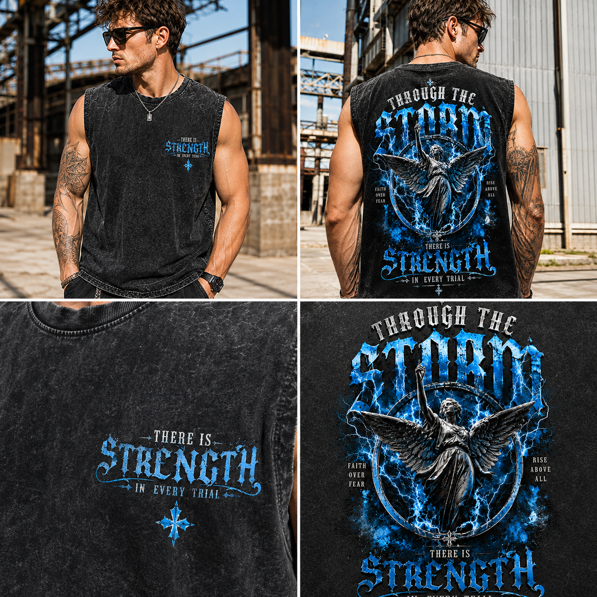 Through the Storm Angel Washed Tee
