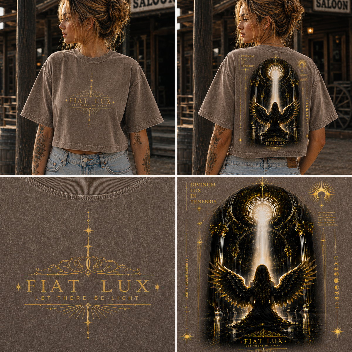 Fiat Lux – Angel of Light Tee