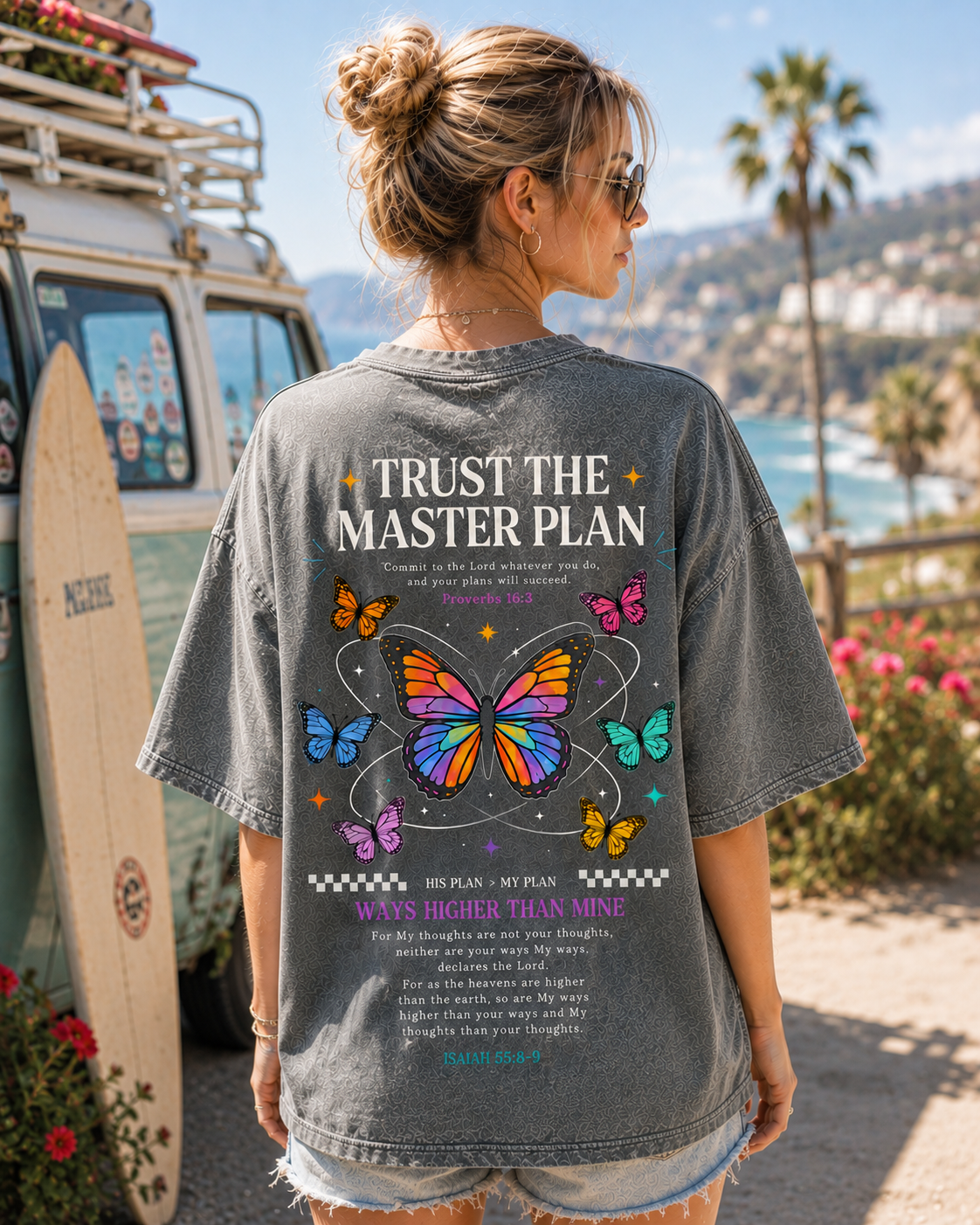 Trust The Master Plan – Vintage Butterfly Tee