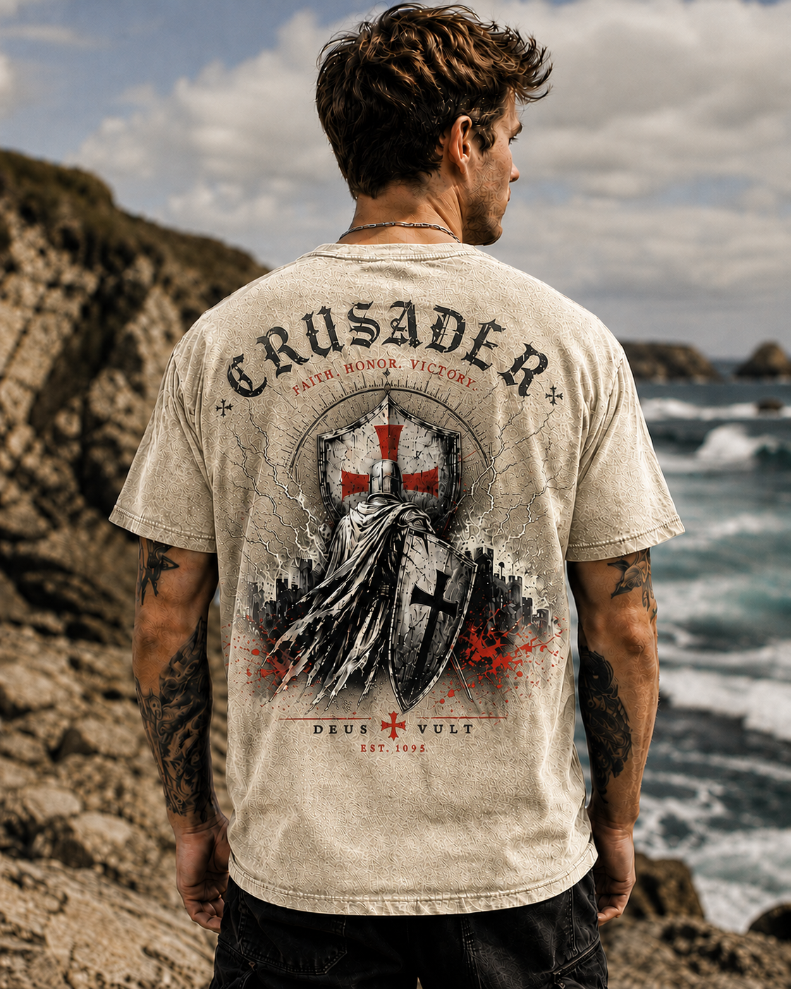 Crusader Vintage Washed Graphic Tee