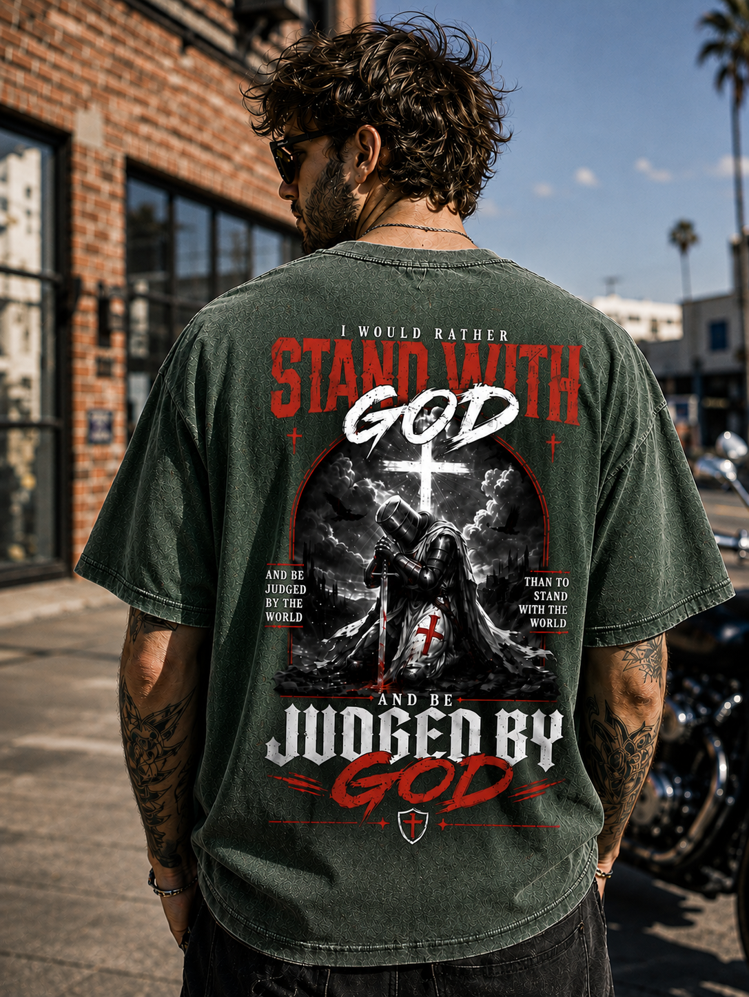 Faith Over Fear Vintage Graphic Tee
