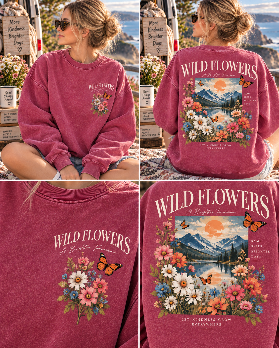 Wild Flowers – A Brighter Tomorrow Sweatshirt 🌼