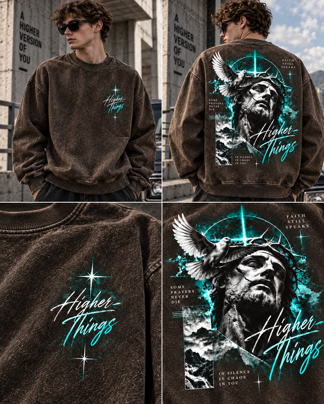 Higher Things Vintage Graphic Sweatshirt