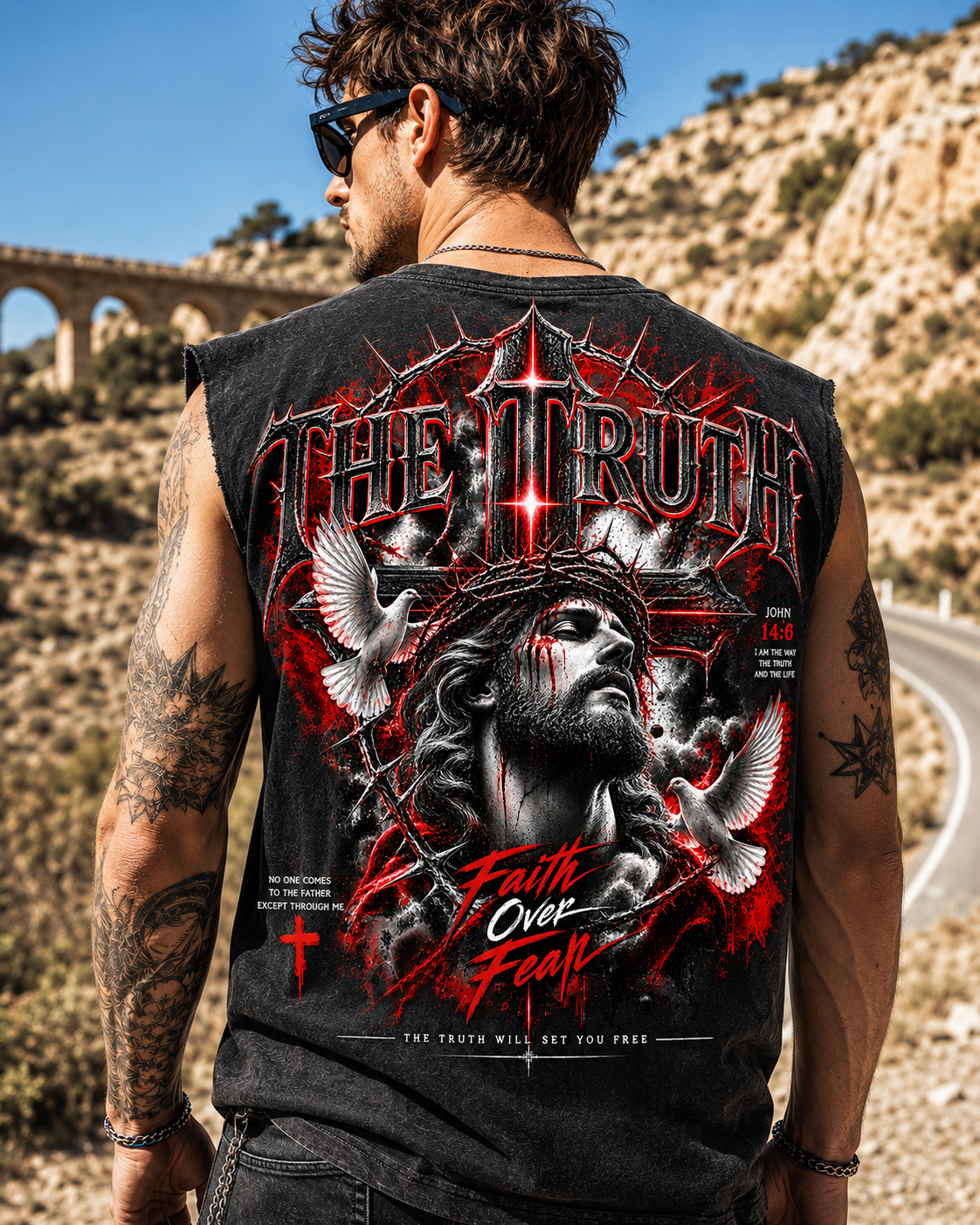 The Truth – Faith Over Fear Washed Tee