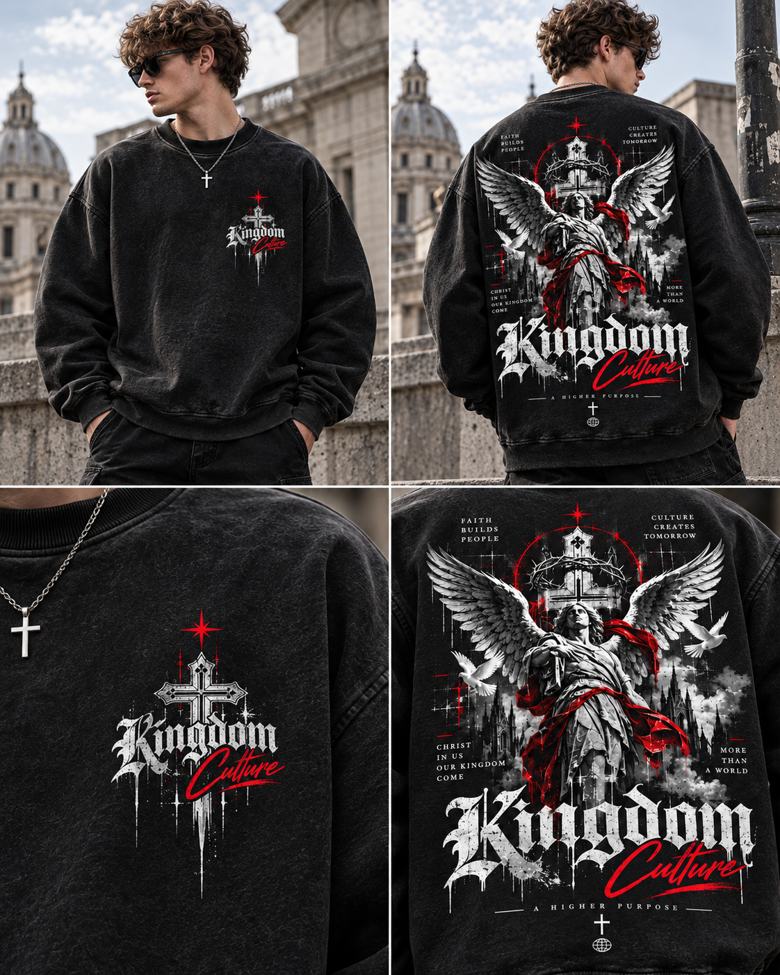 Kingdom Culture Vintage Wash Sweatshirt