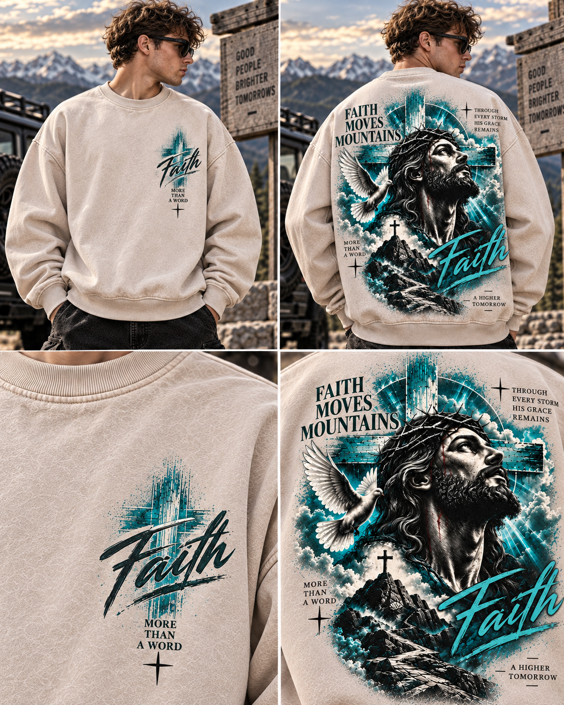 Faith Moves Mountains Sweatshirt