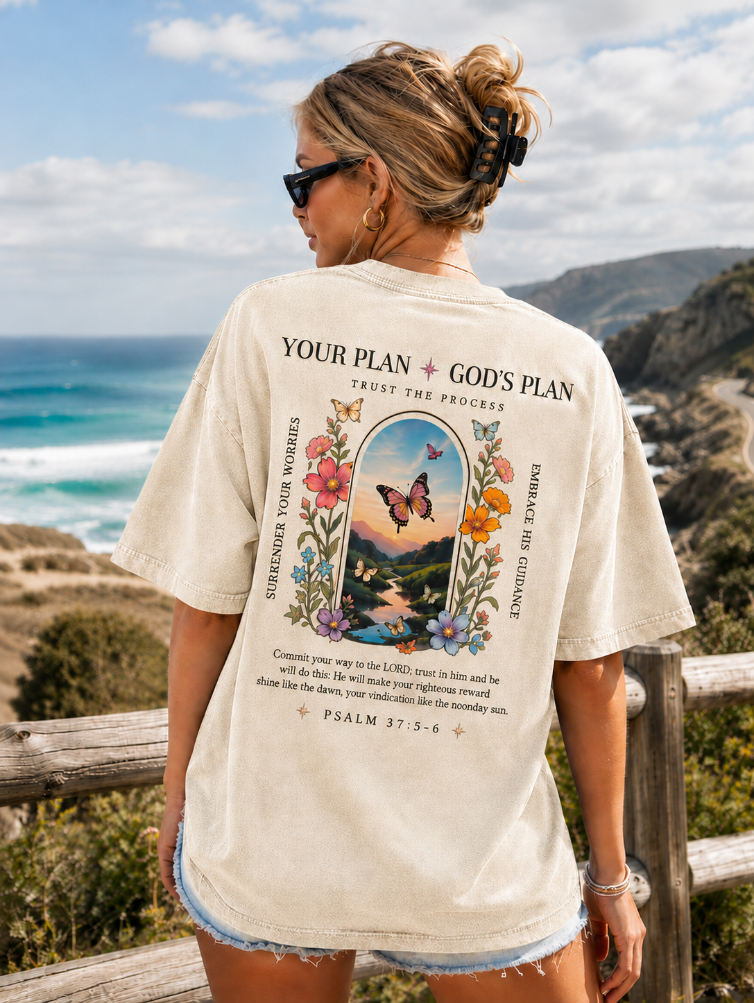 Women’s Trust The Process Vintage Graphic Tee