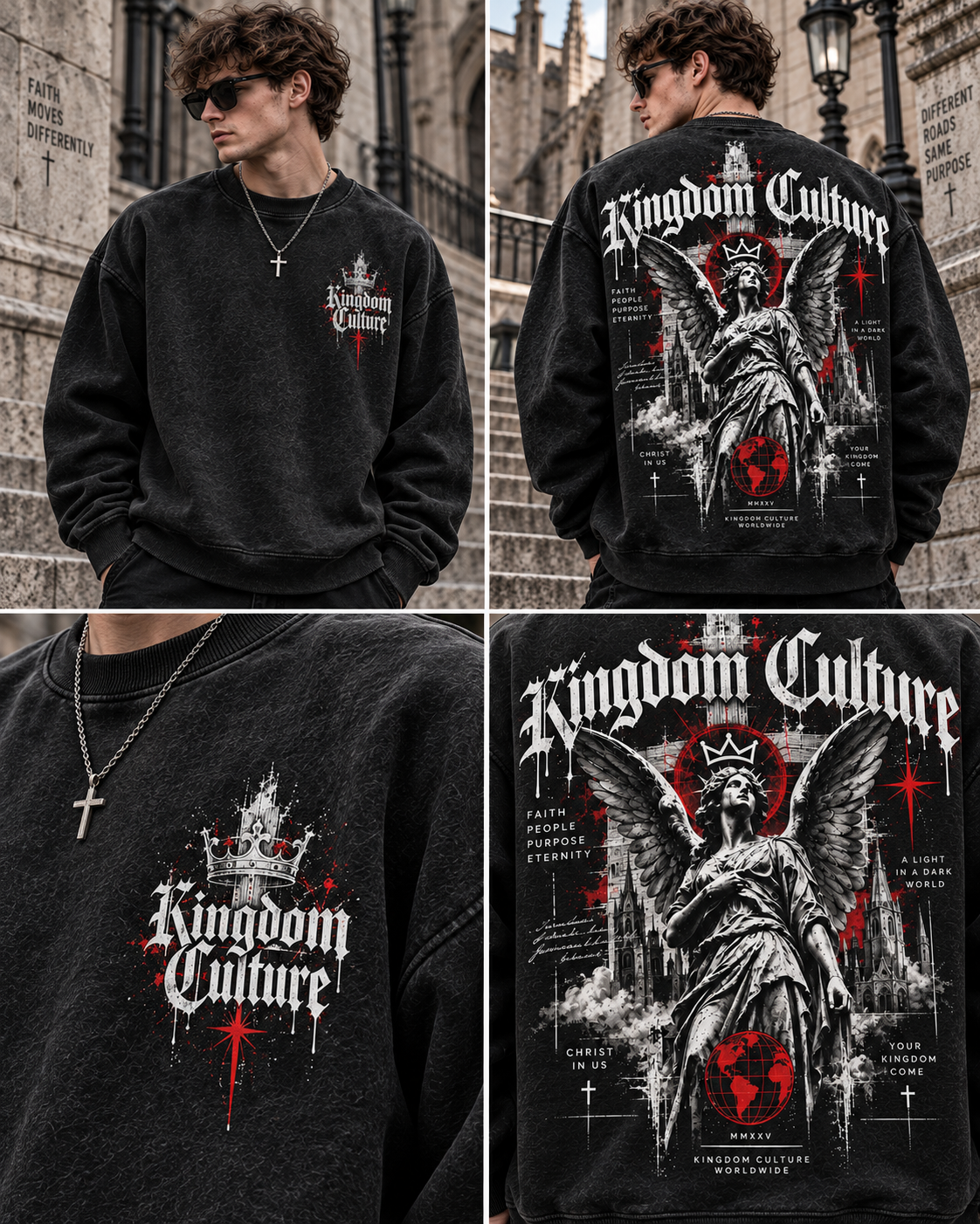 Kingdom Culture Vintage Wash Sweatshirt