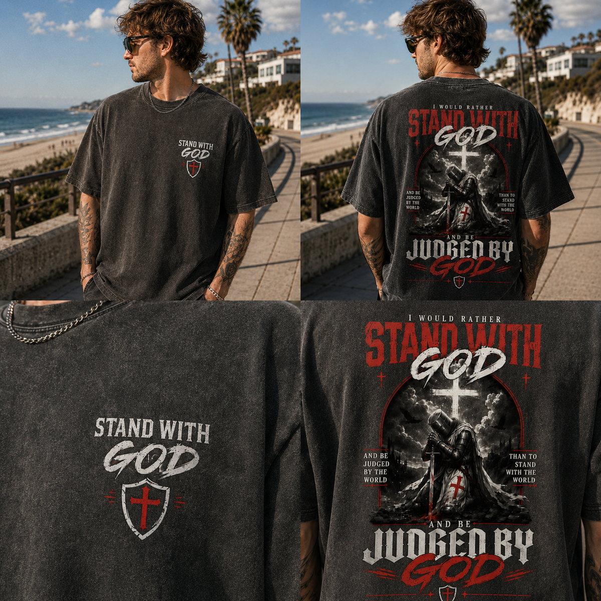 Faith Over Fear Vintage Graphic Tee