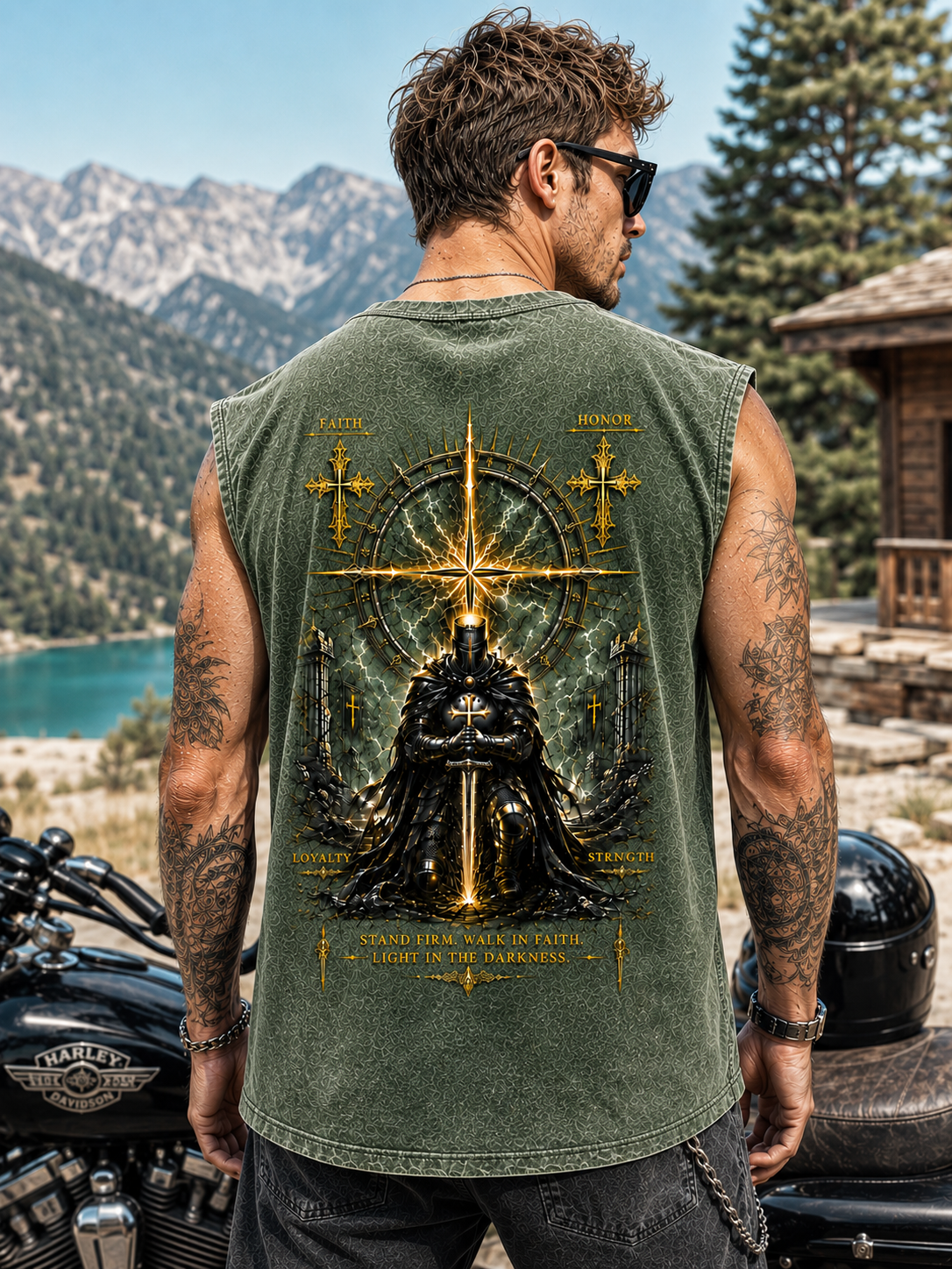 Faith & Honor Knight Tank Top