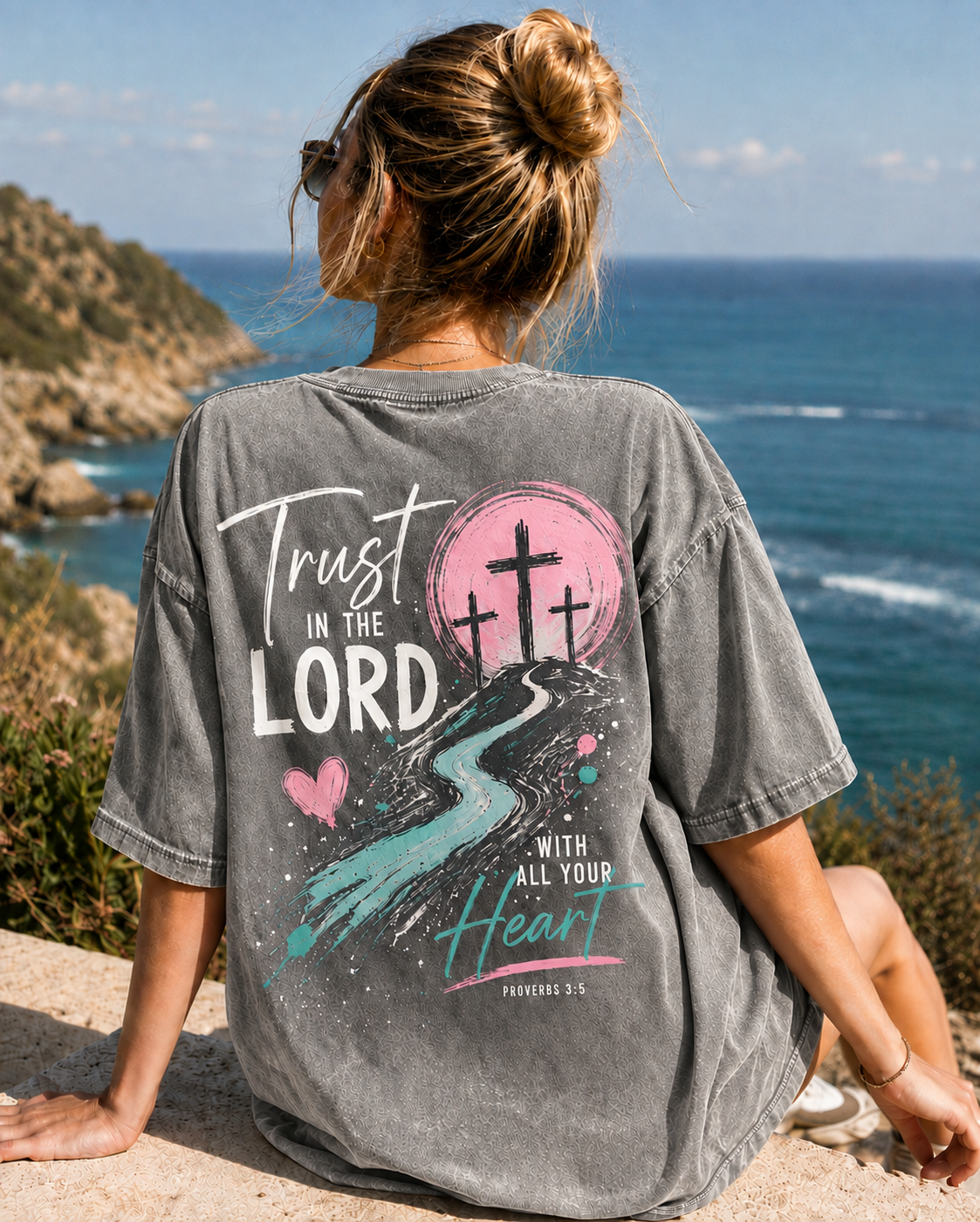 Trust in the Lord Graphic Vintage Wash T-Shirt