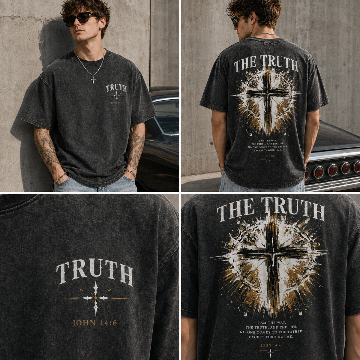 The Truth Vintage Cross T-Shirt
