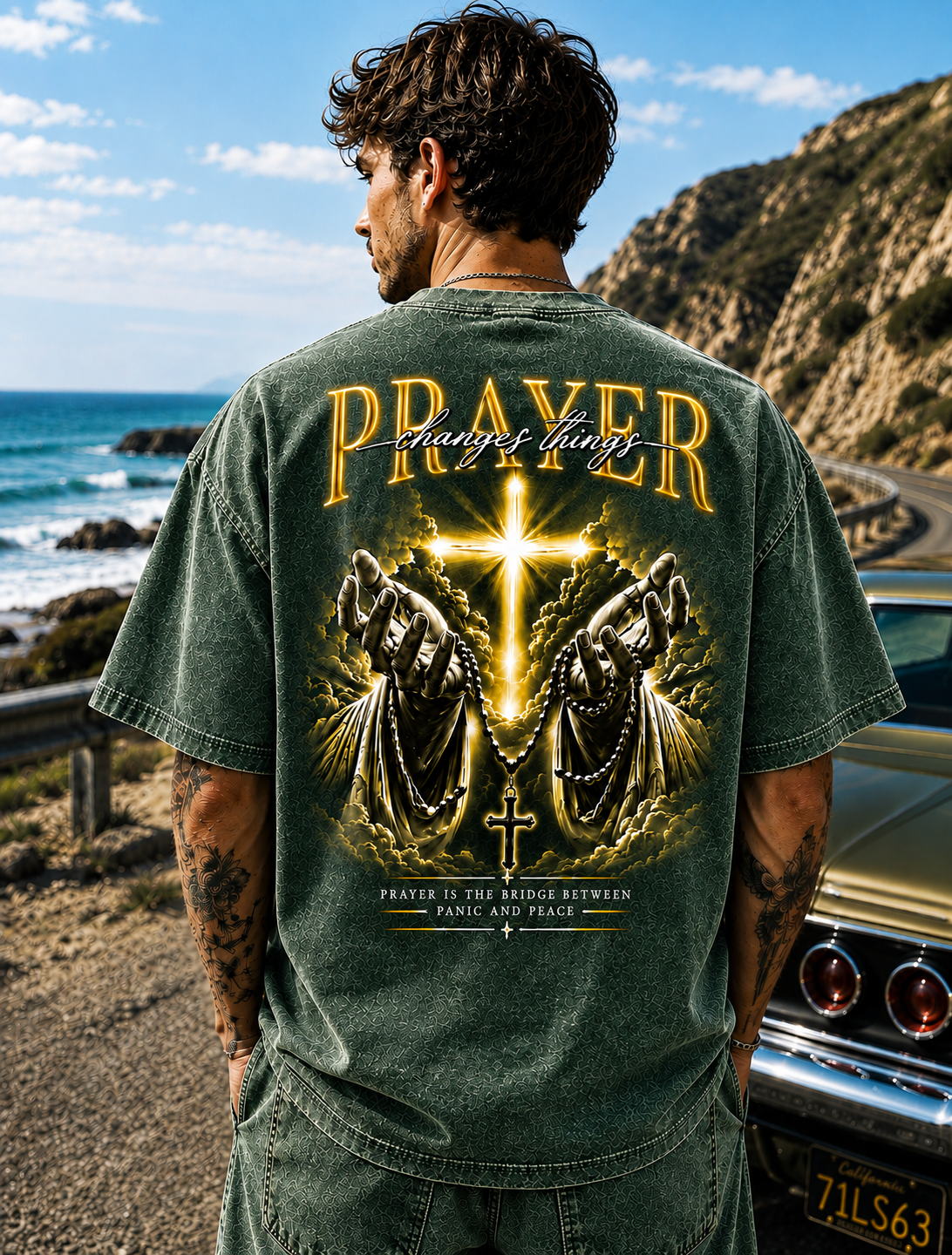 Prayer Changes Things — Vintage Washed Tee