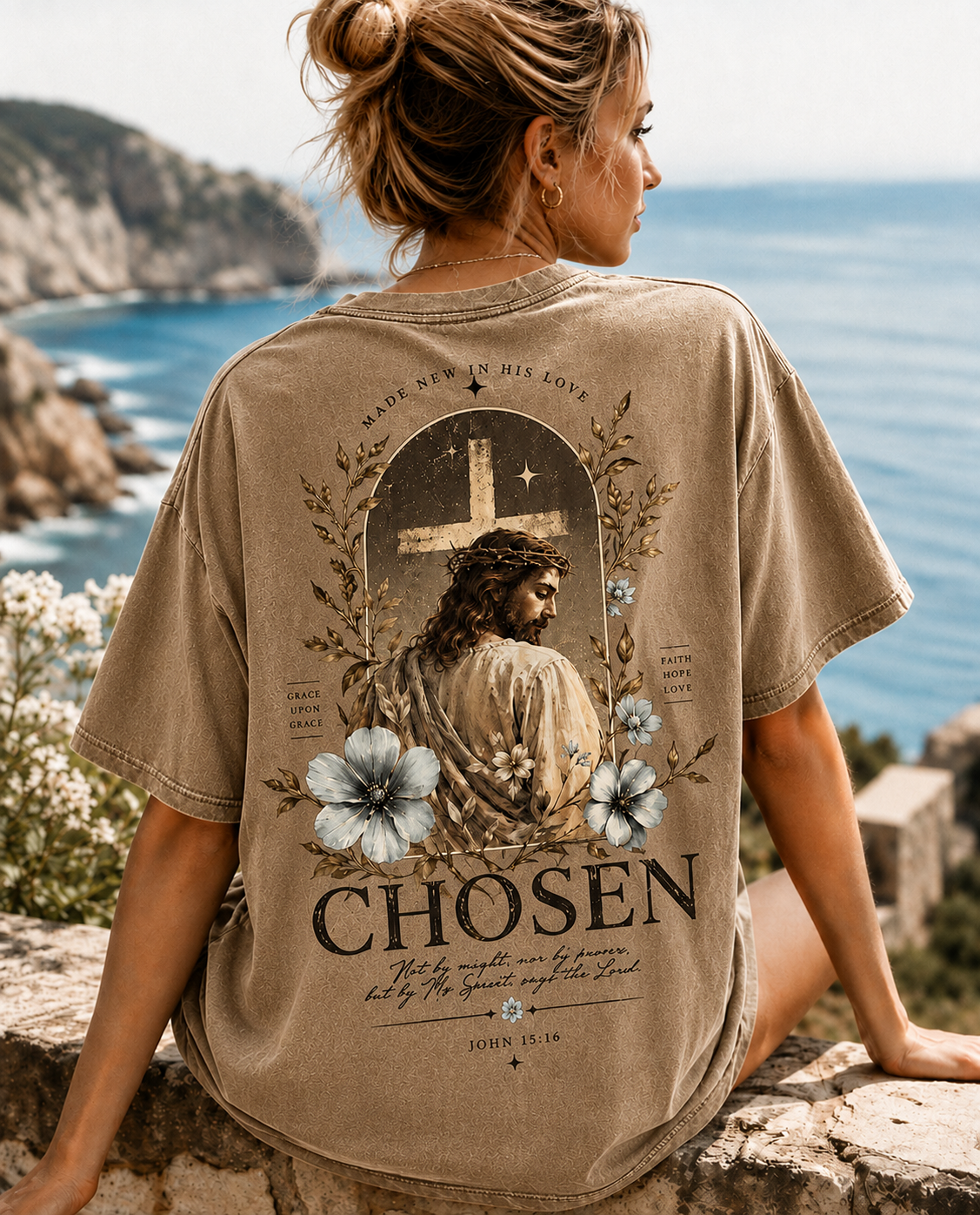 CHOSEN Jesus Vintage Wash T-Shirt
