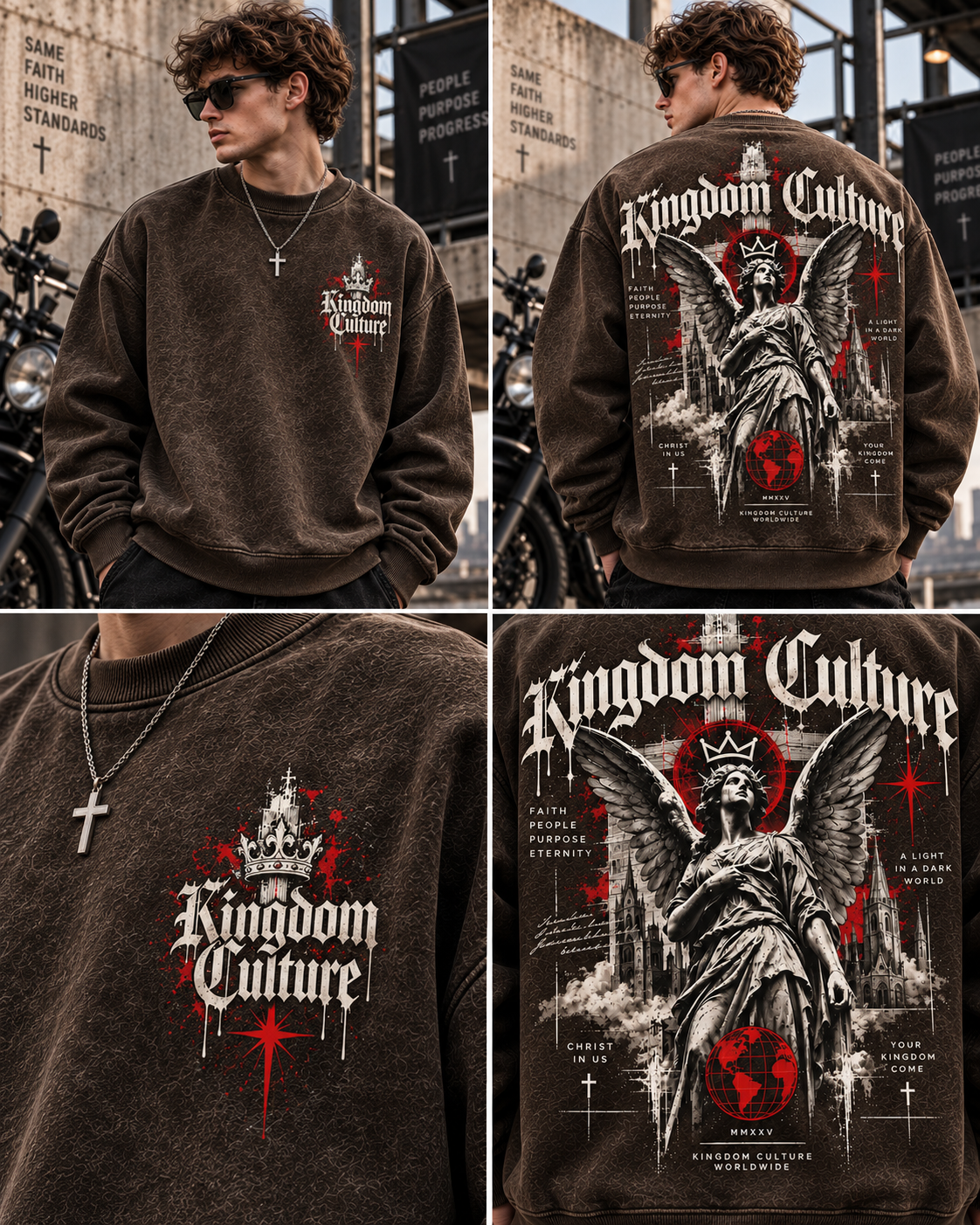 Kingdom Culture Vintage Wash Sweatshirt