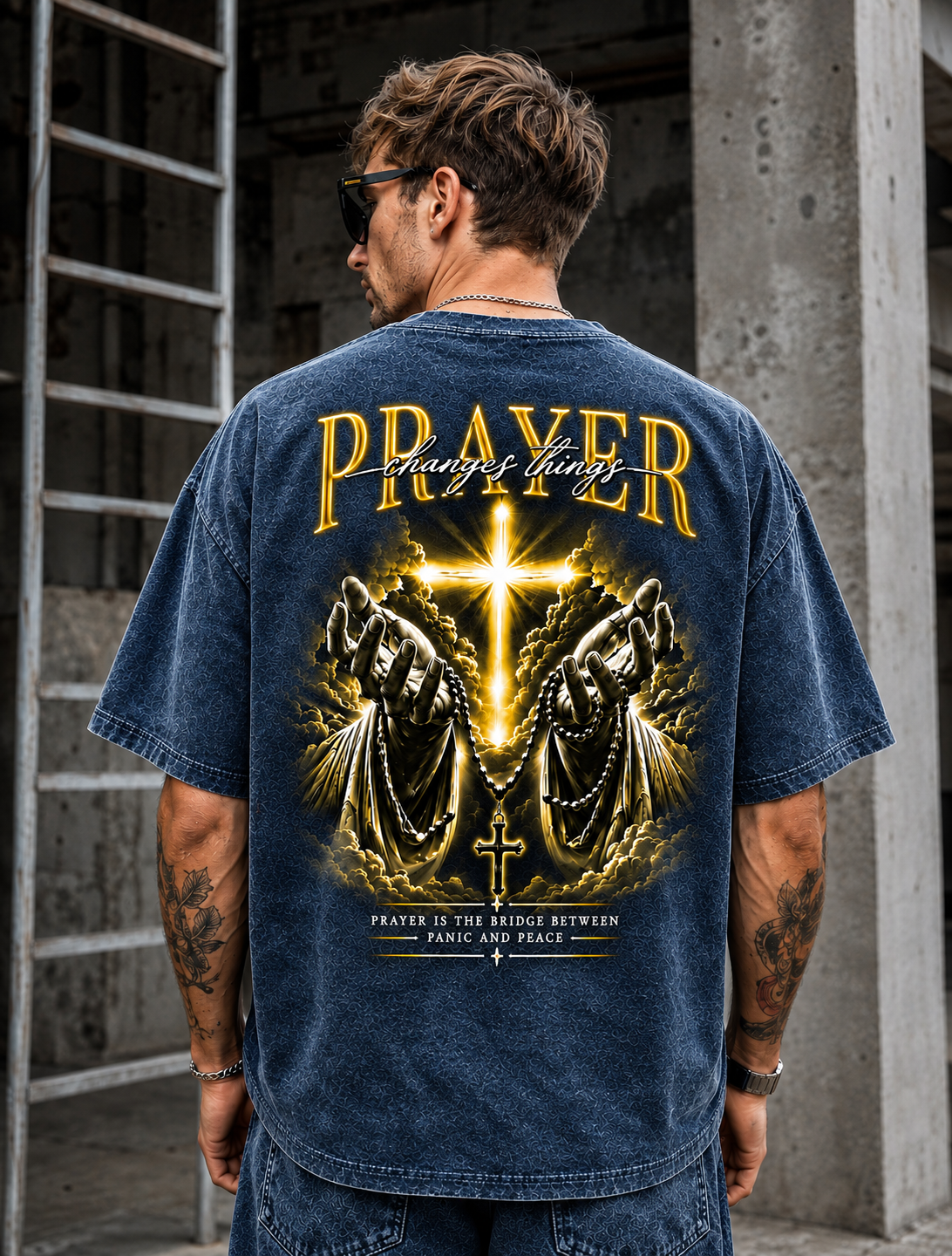 Prayer Changes Things — Vintage Washed Tee