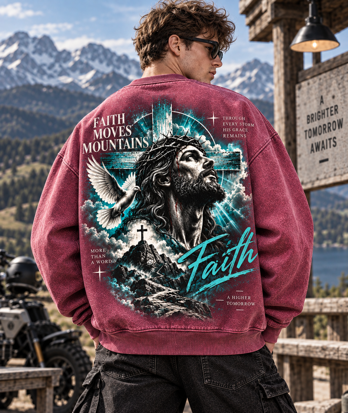 Faith Moves Mountains Sweatshirt