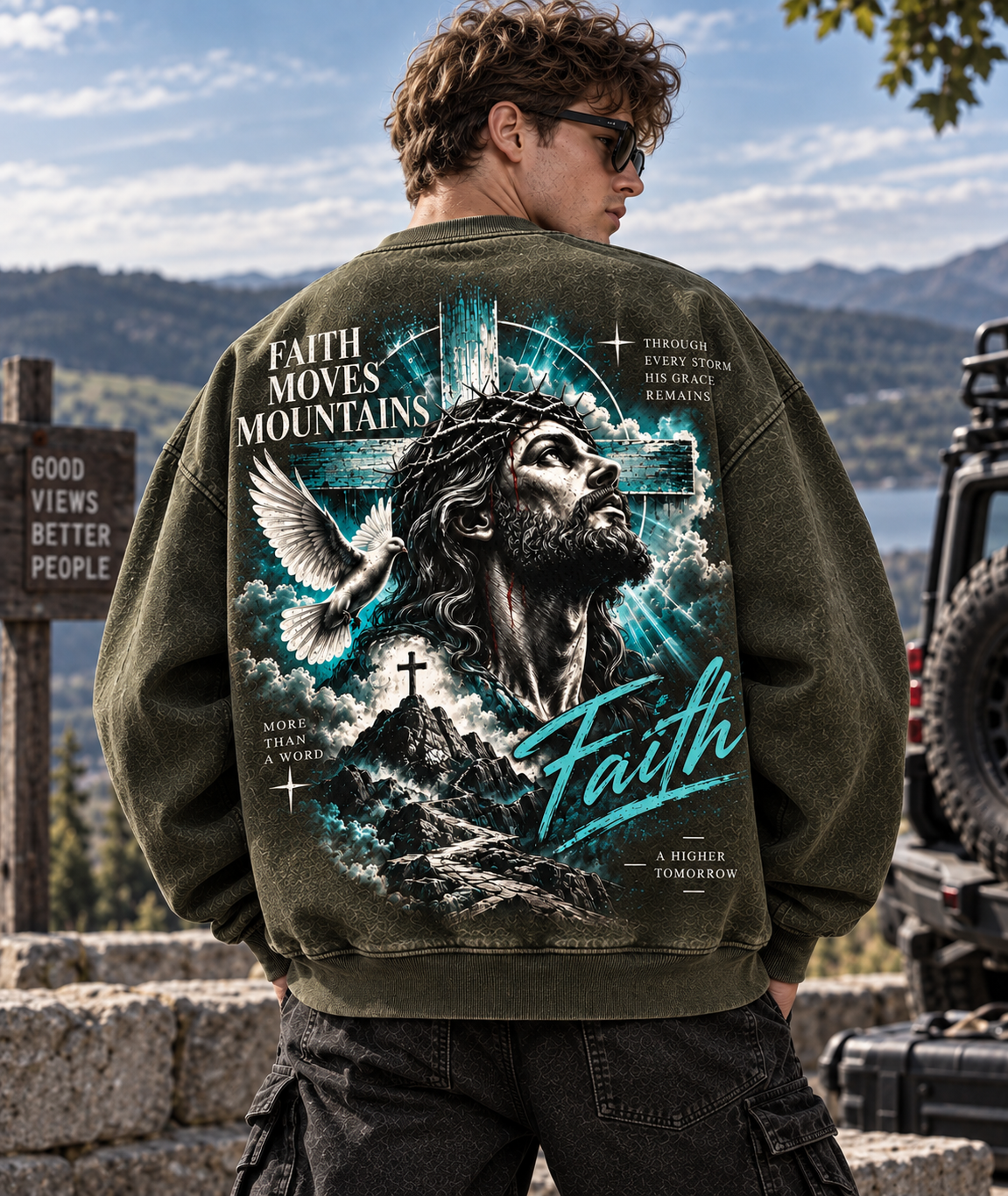 Faith Moves Mountains Sweatshirt