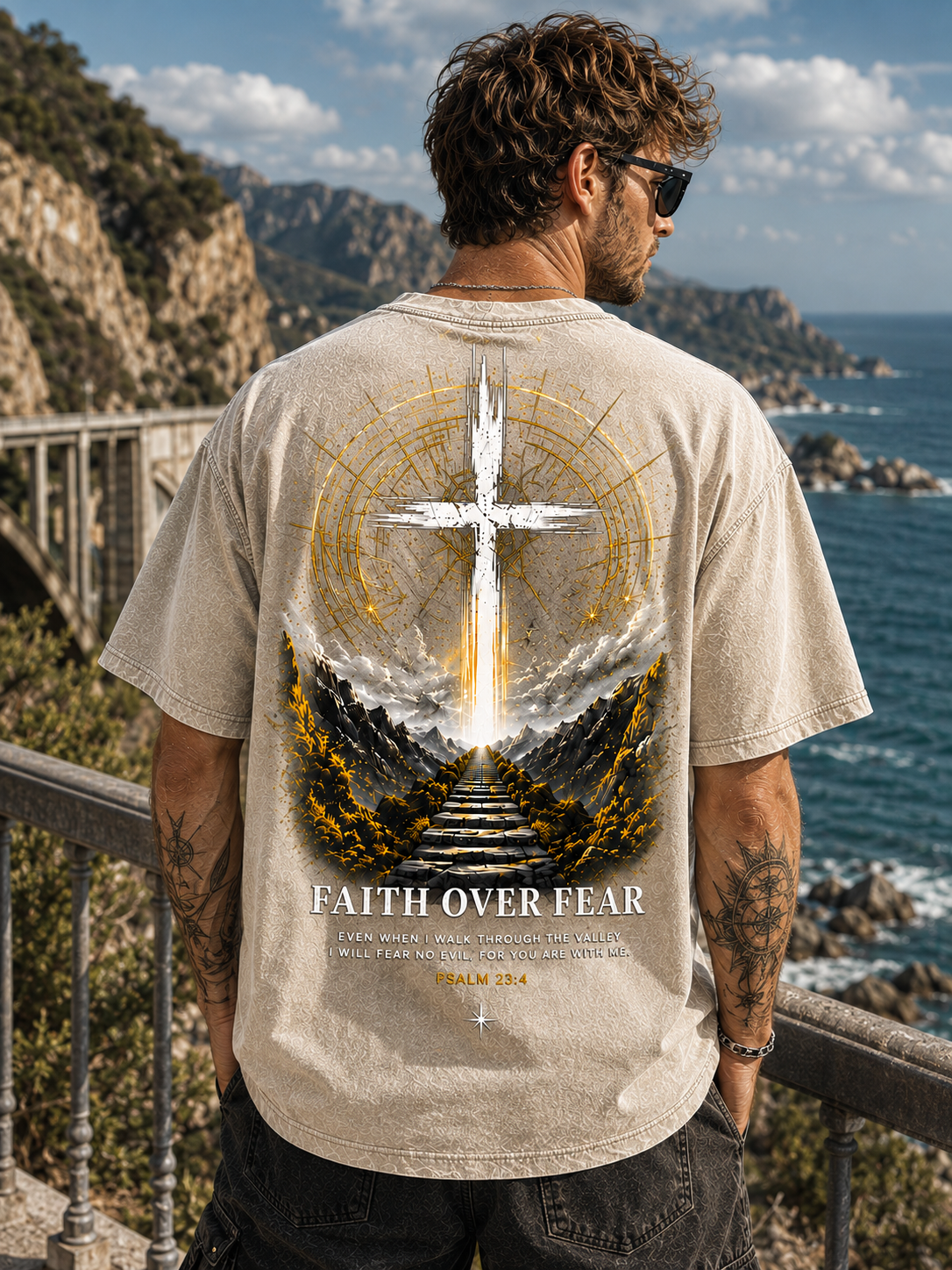 Faith Over Fear Vintage Tee