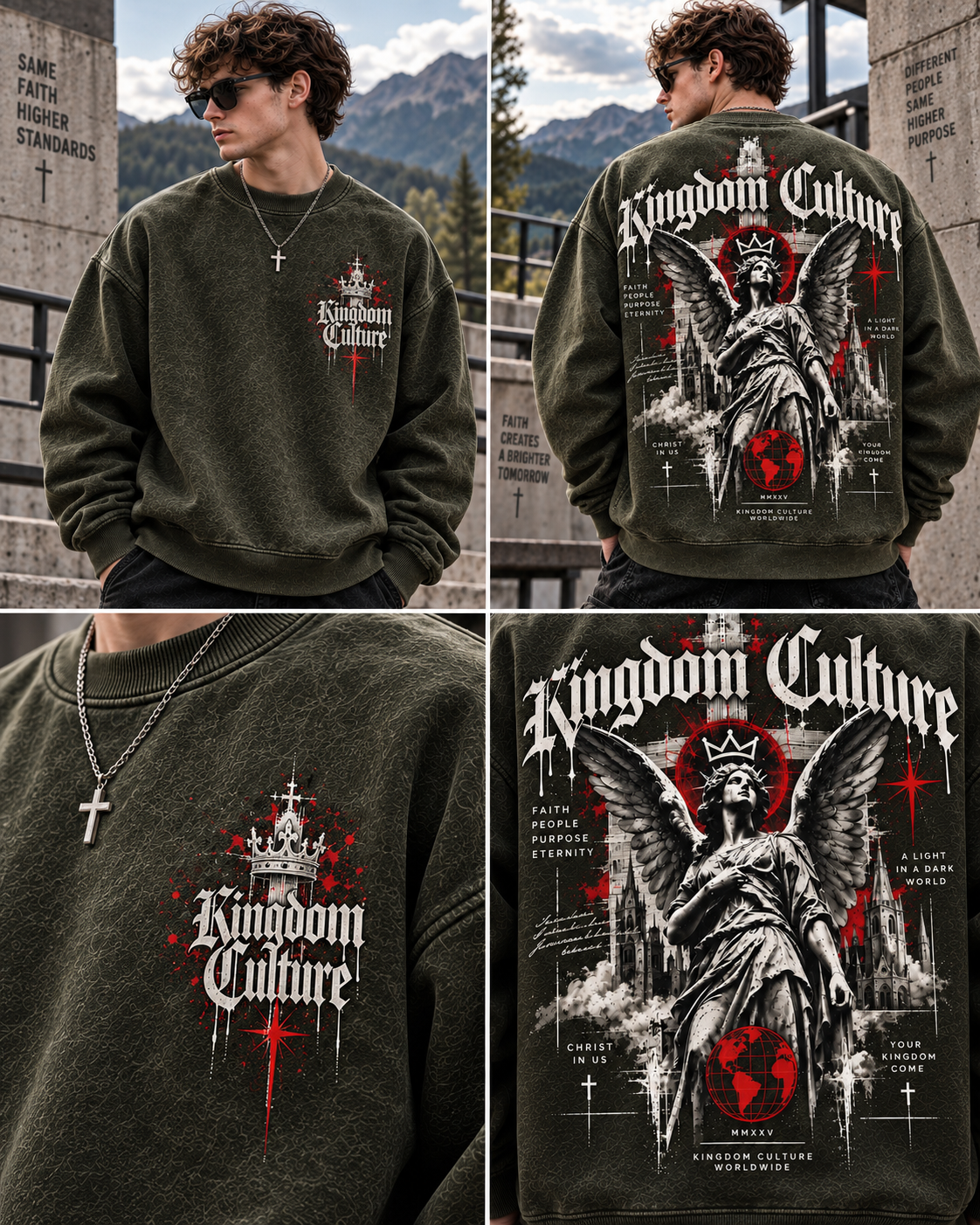 Kingdom Culture Vintage Wash Sweatshirt