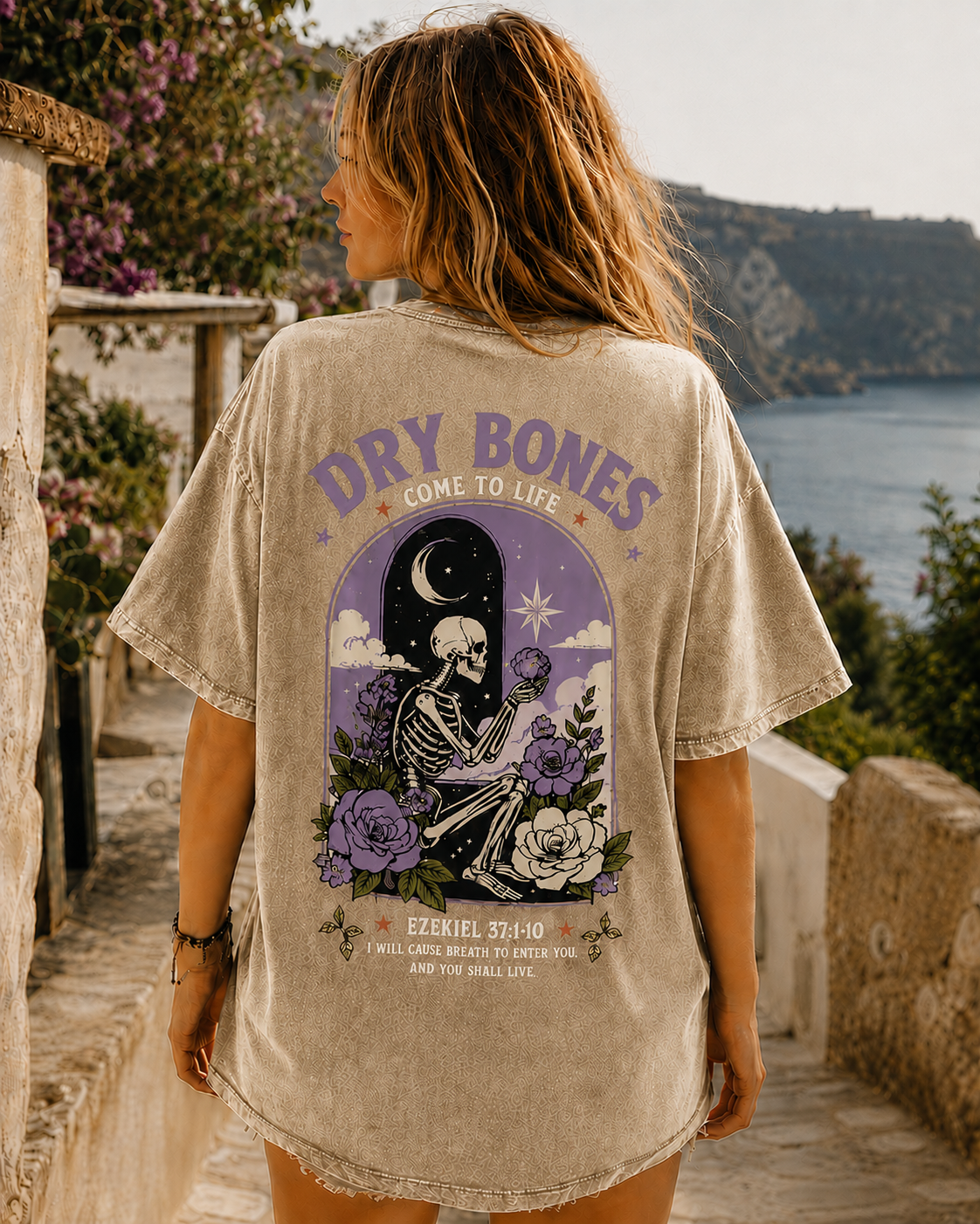 Dry Bones Come To Life Vintage Washed T-Shirt
