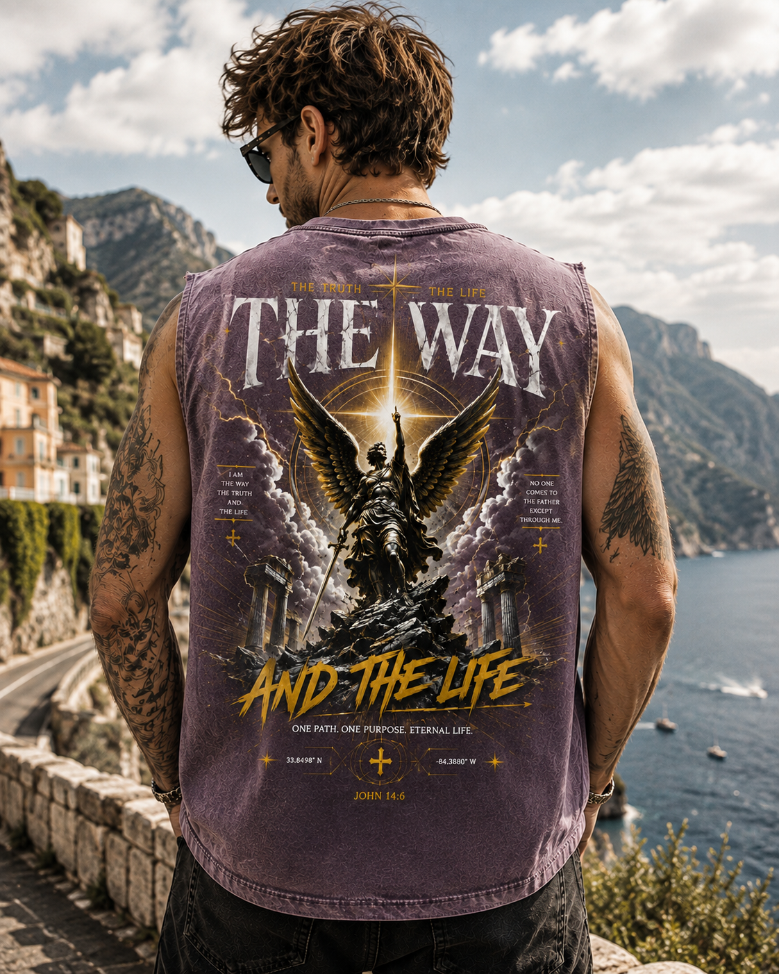 The Way – Vintage Faith Washed Tee