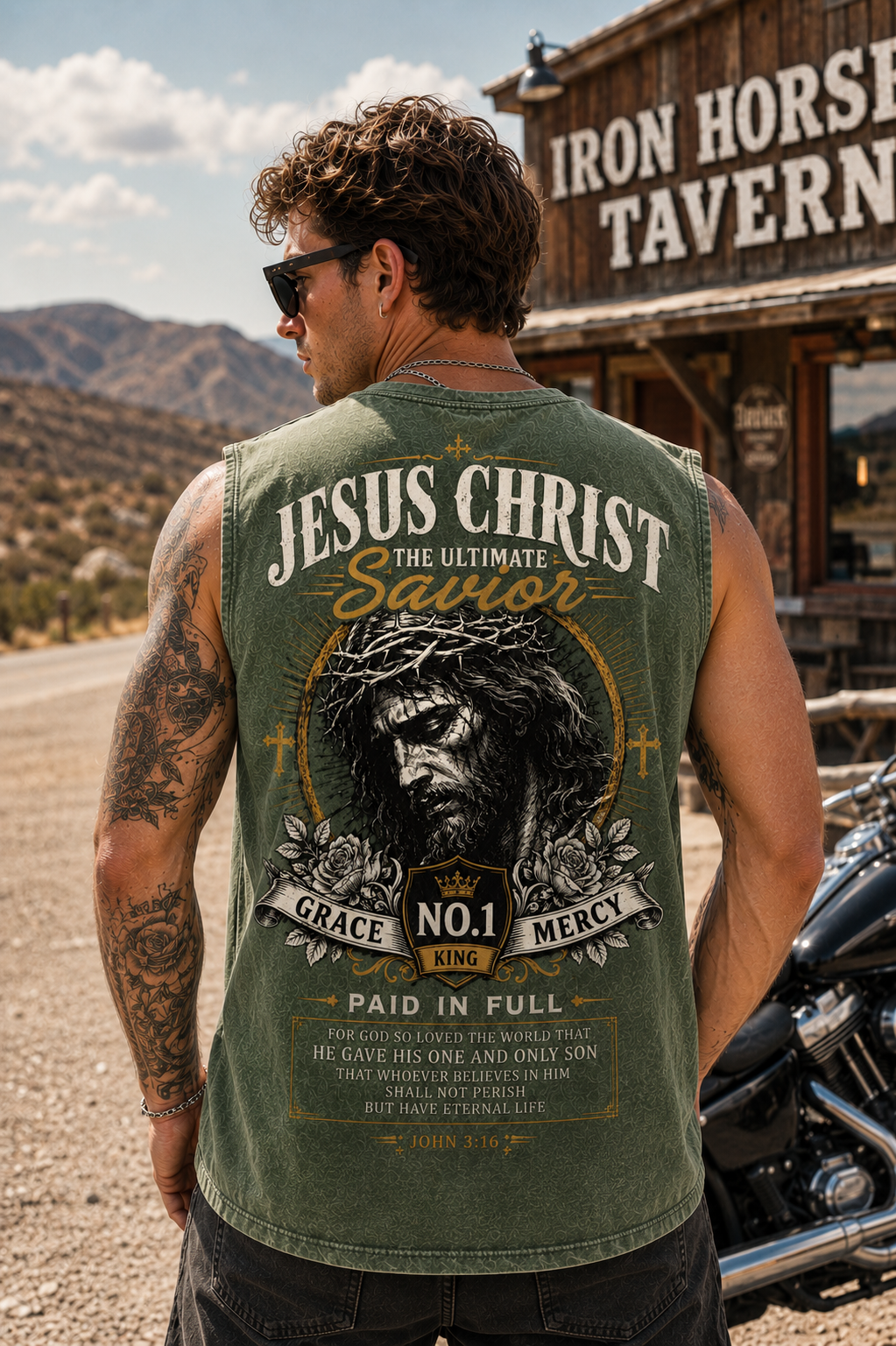 Jesus Christ Savior – Vintage Washed Tank Top
