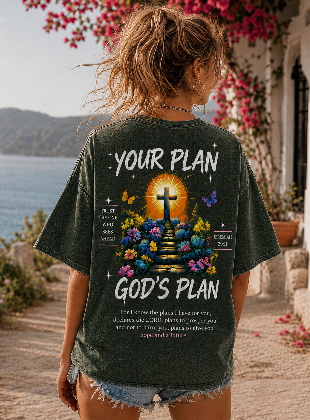 Your Plan God’s Plan Vintage Christian Graphic Tee