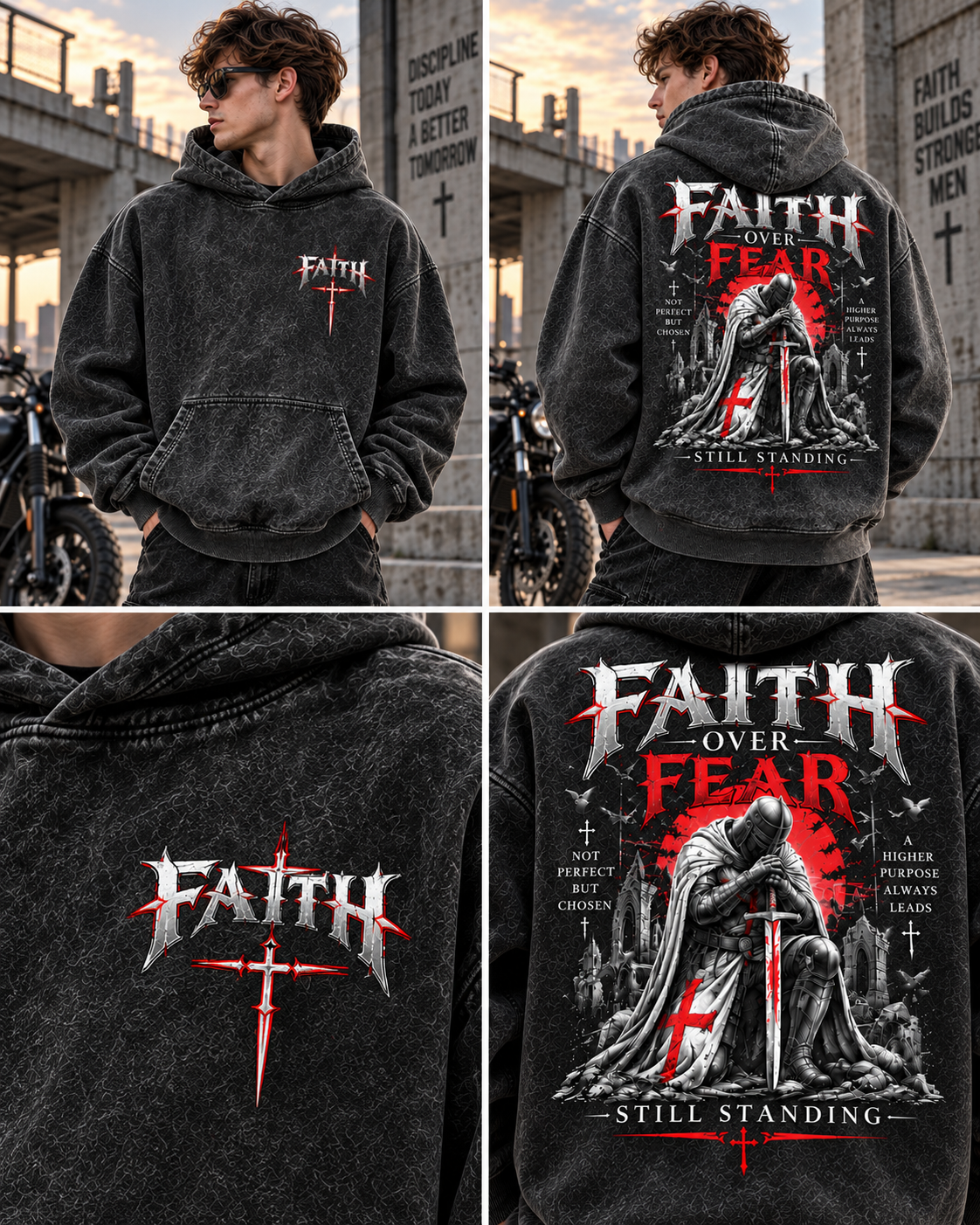 Faith Over Fear – Still Standing Hoodie